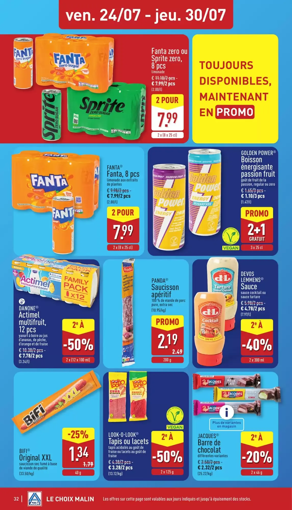 ALDI Dépliant 20/07 - 25/07 van 20 juli tot 25 juli 2026 - folder pagina 32