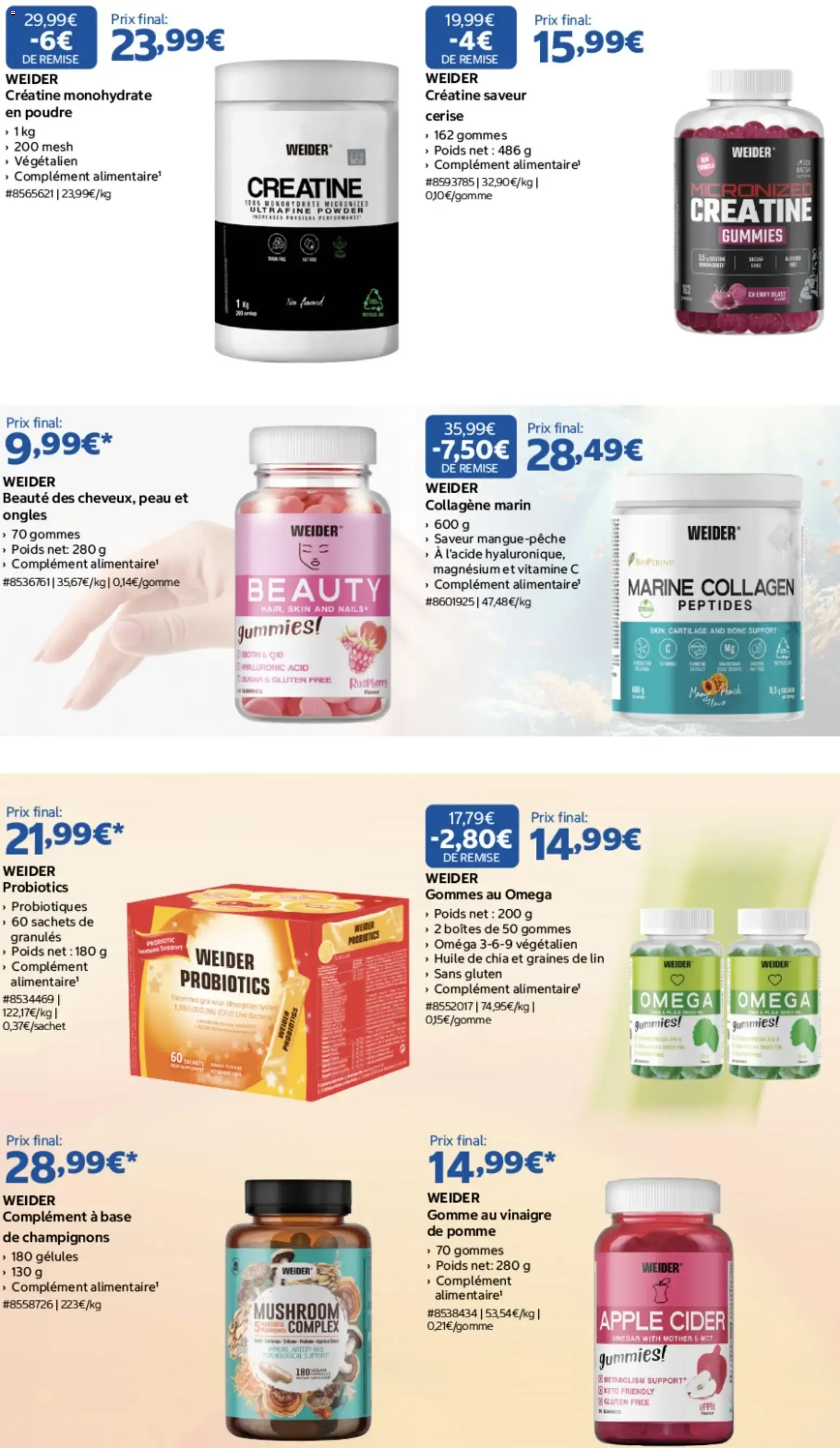 Costco Sélection de produits Weider septembre octobre 2026 à partir du 28/09/2026 - promo en ligne du 28 septembre au 11 octobre 2026 - Catalogue page 2