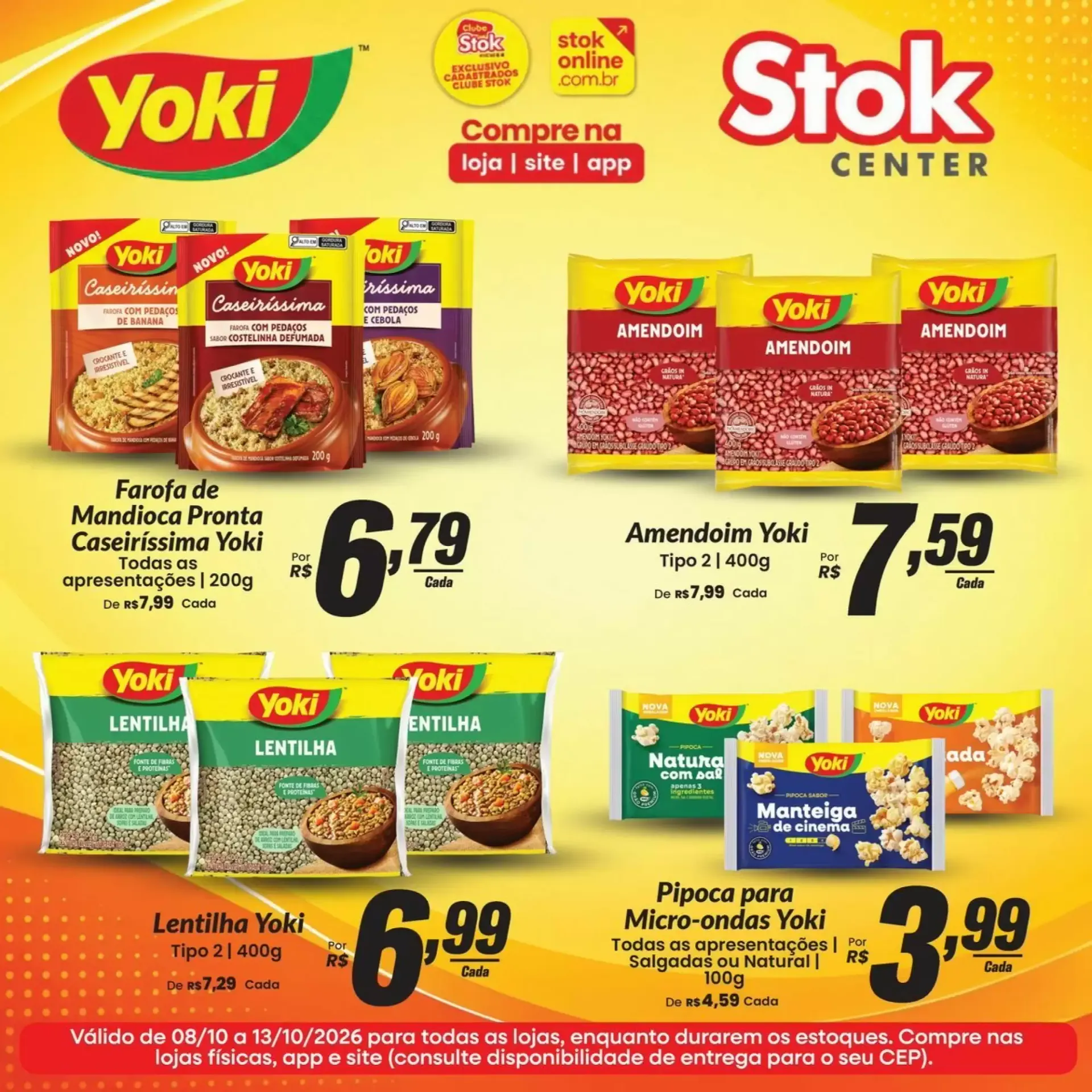 Encarte de Ofertas Yoki en Stok Center 8 de outubro até 13 de outubro 2026 - Pagina 1