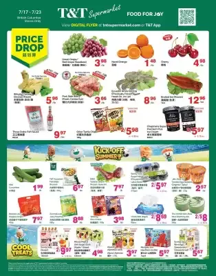 T&T Supermarket flyer from July 17 to July 23 2026 - flyer page 1