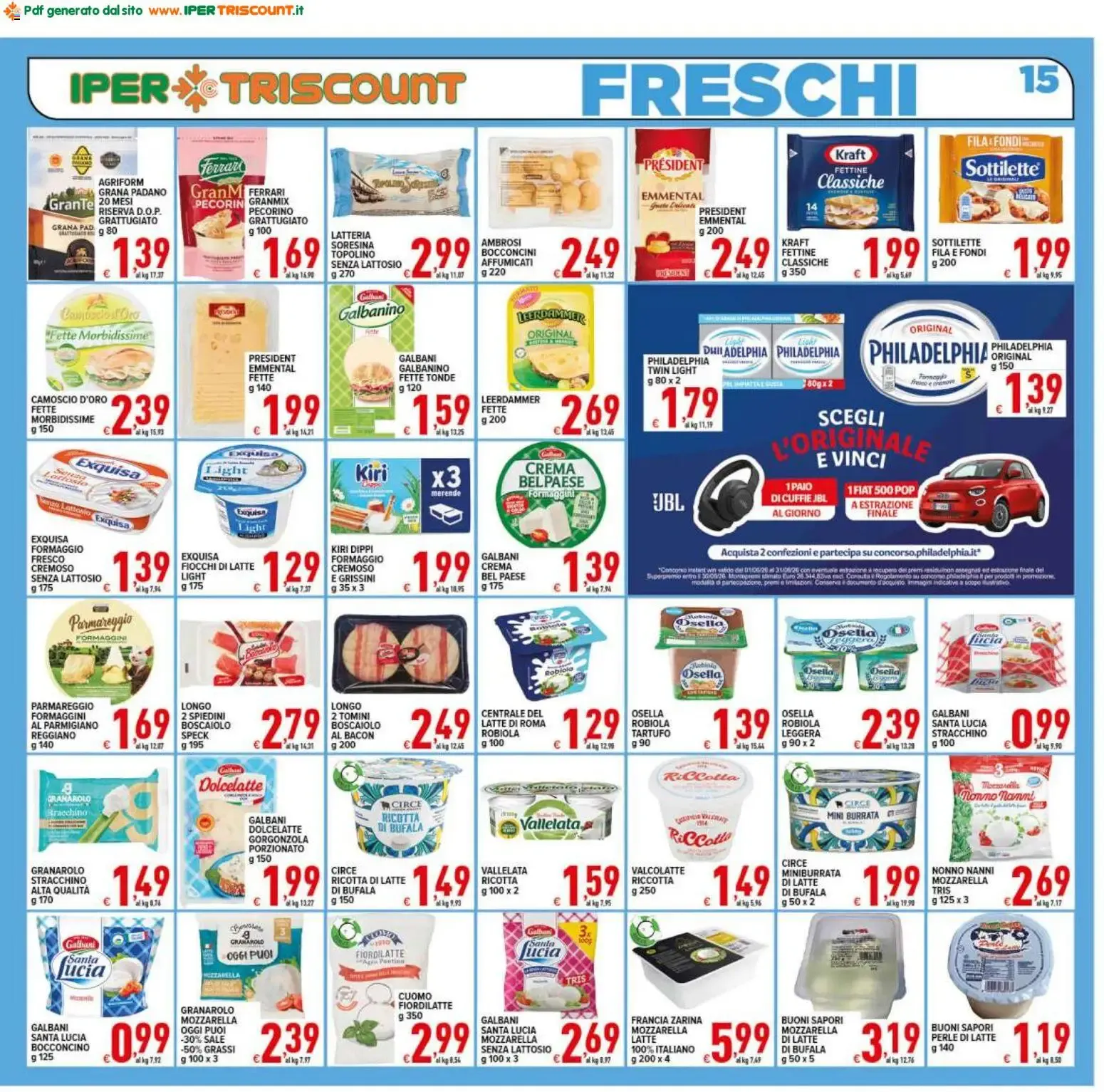 Ipertriscount volantino dal 19/06/2026 - online Offerte da 19 giugno a 30 giugno di 2026 - Pagina del volantino 15
