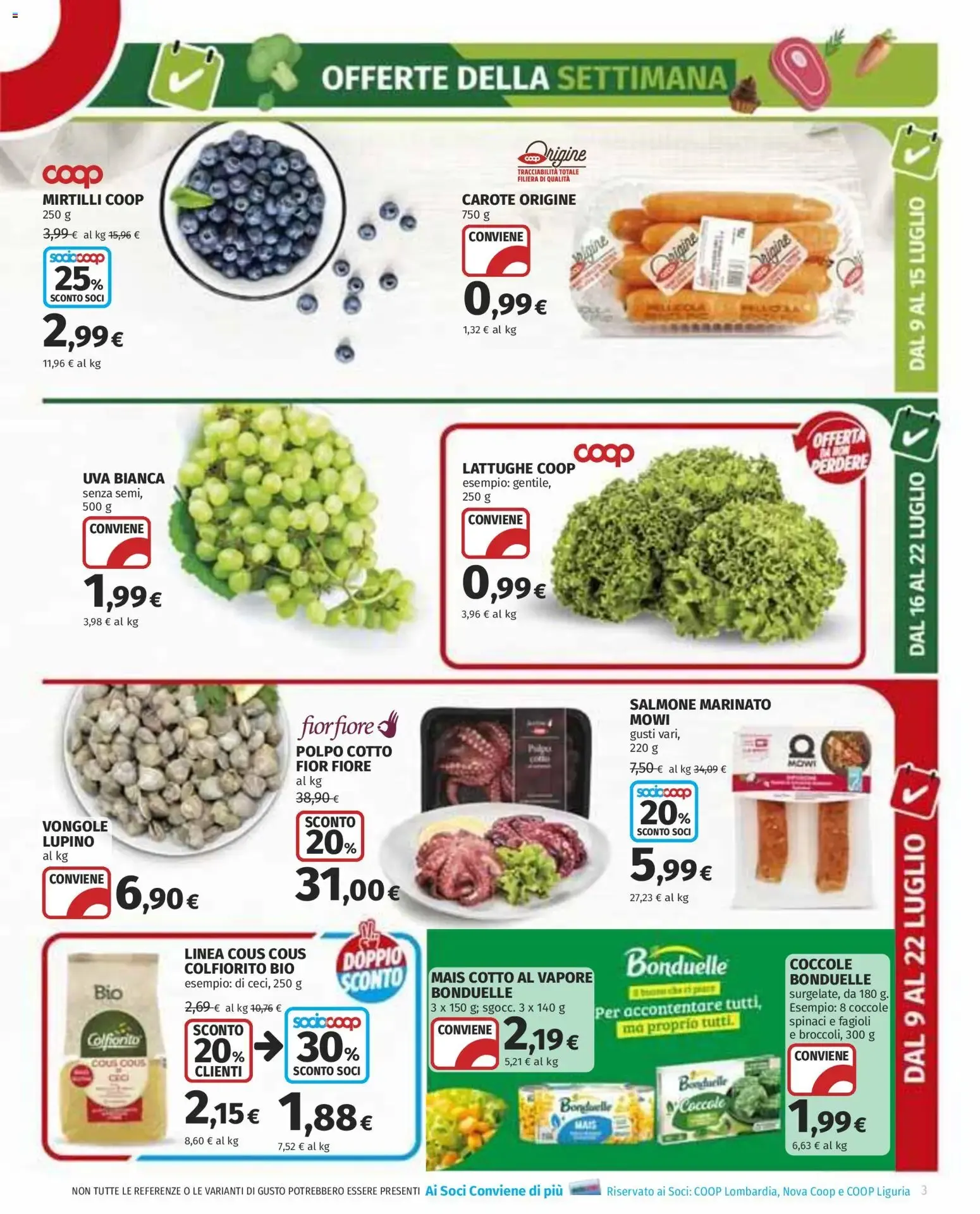 COOP Extra Offerte da 9 luglio a 22 luglio di 2026 - Pagina del volantino 3