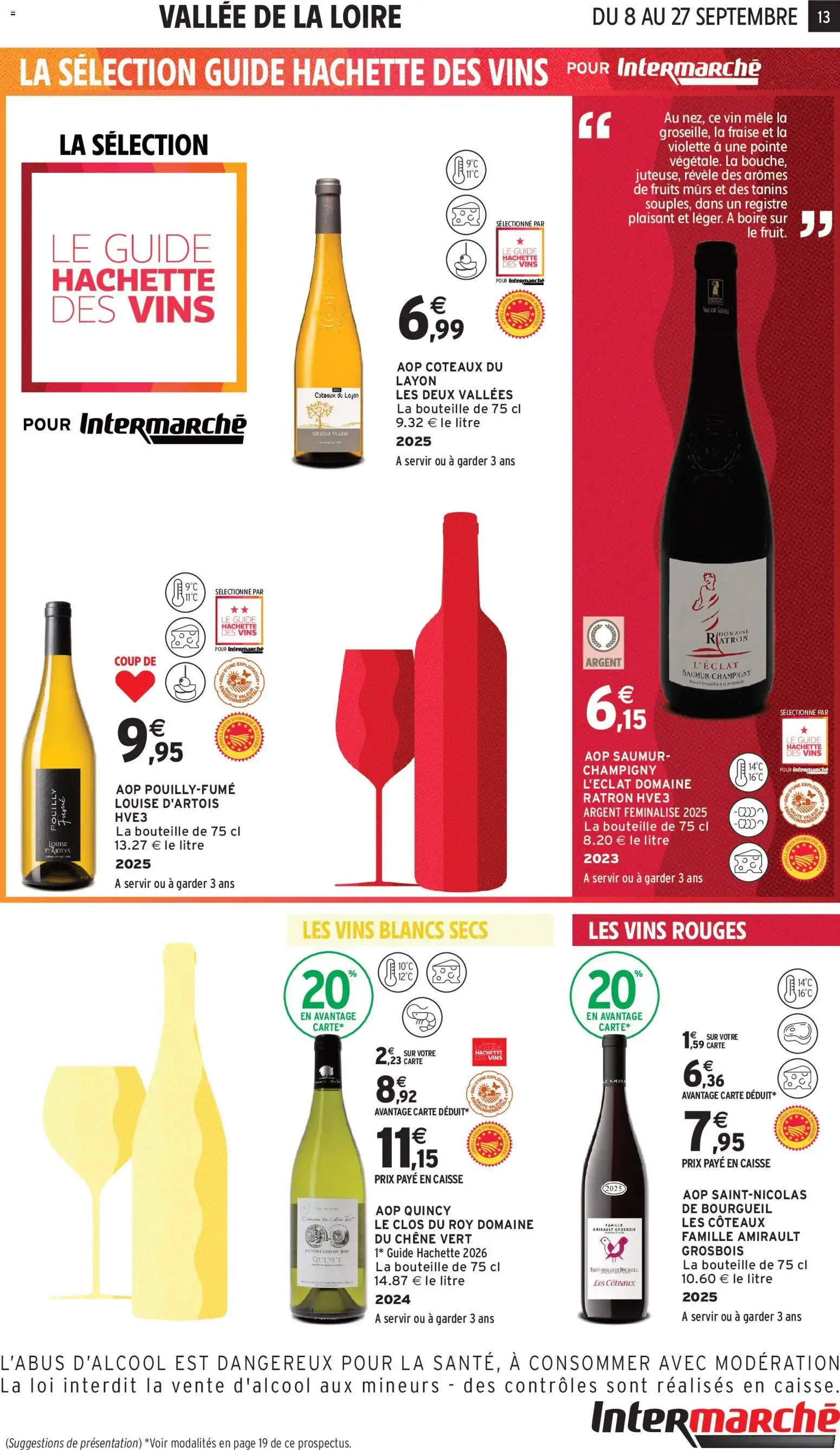 Intermarché - Foire aux vins à partir du 08/09/2026 - promo en ligne du 8 septembre au 27 septembre 2026 - Catalogue page 13