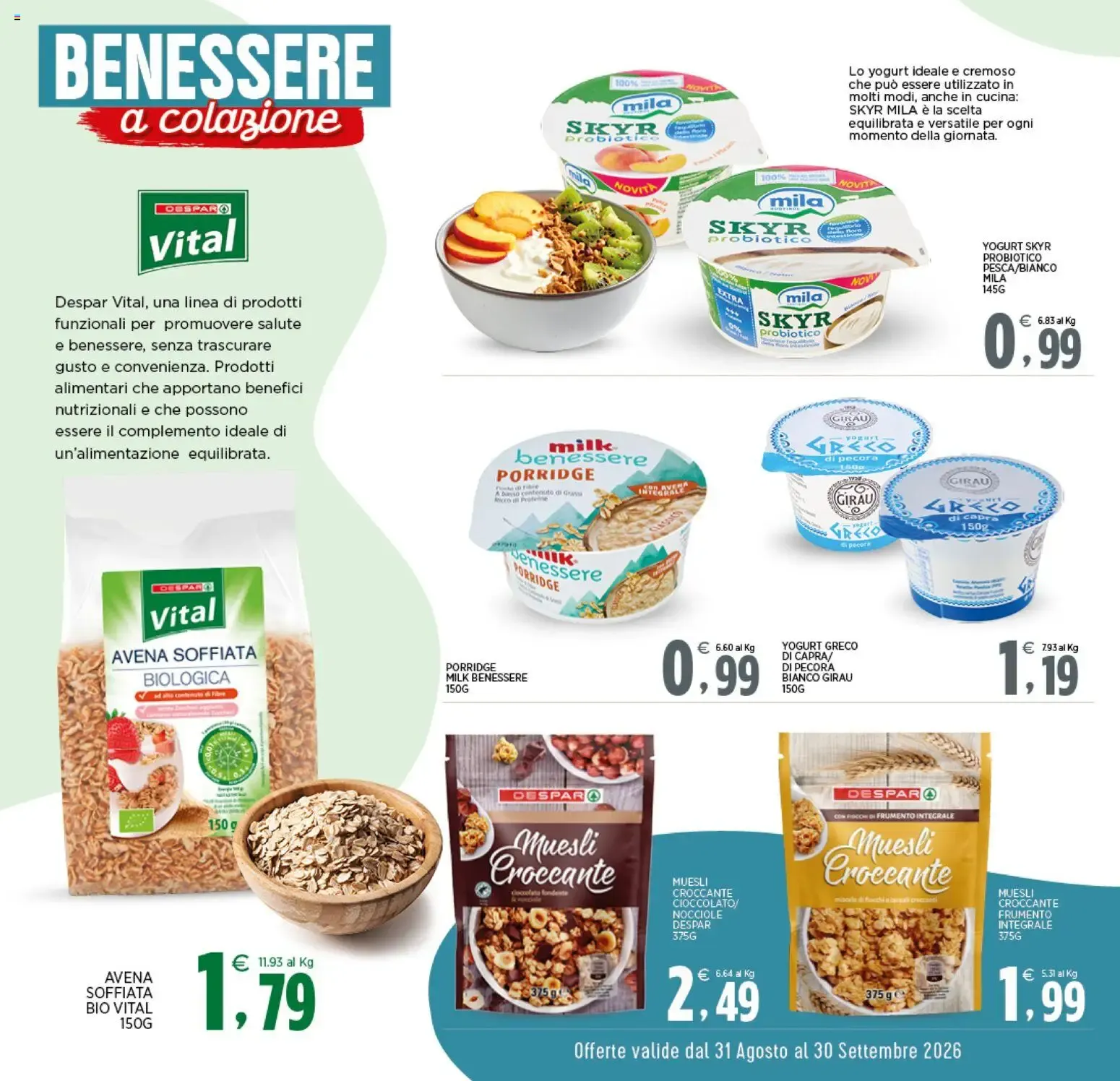 Nuovo Interspar volantino Gusto e Benessere dal 31/08/2026 > offerte anteprima 🛍️ da 31 agosto a 30 settembre di 2026 - Pagina del volantino 2