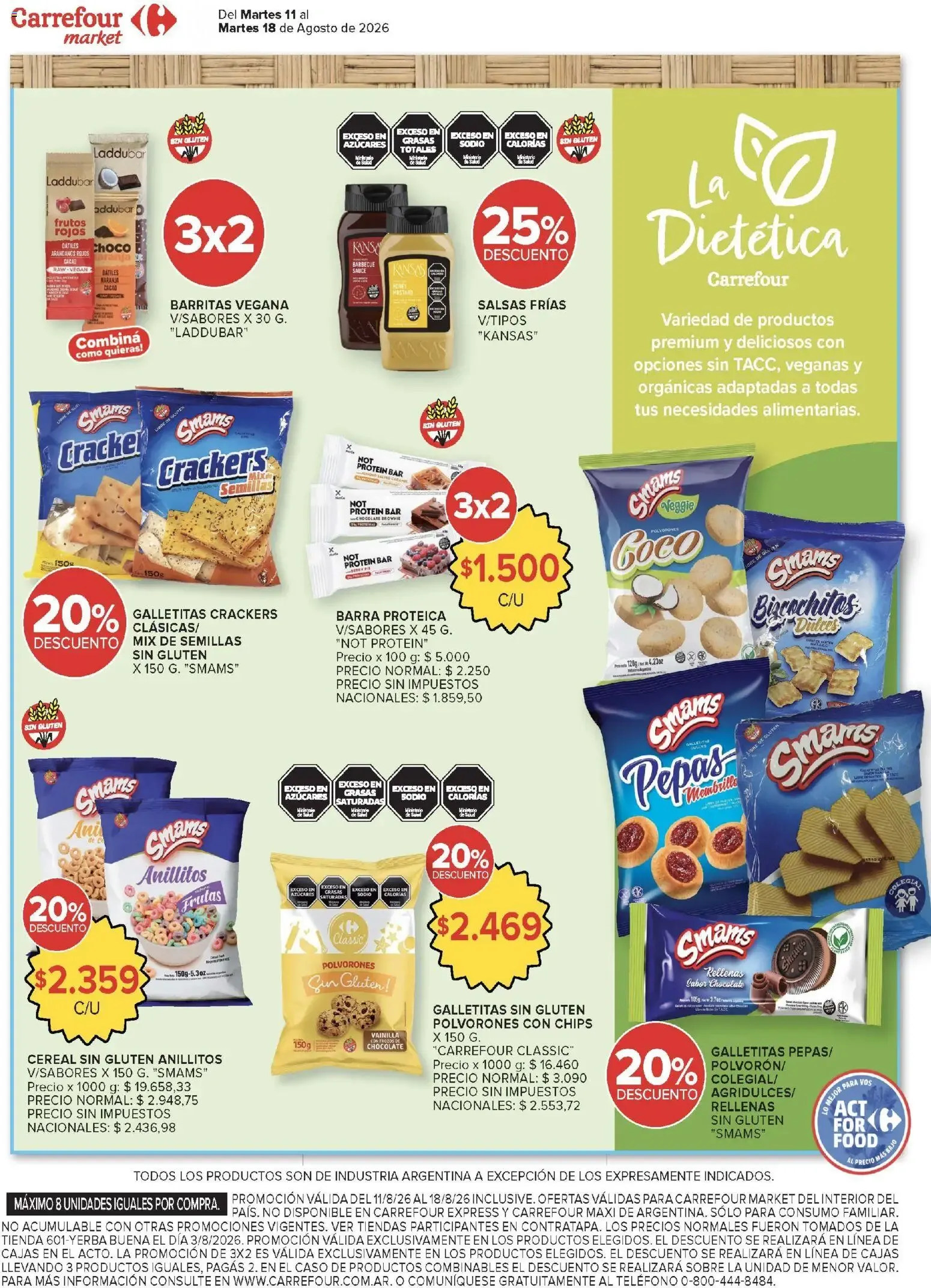 Ofertas de Carrefour ofertas || del 11/08/2026 - 18/08/2026 || Promociones 11 de agosto al 18 de agosto 2026 - Página 52 del catálogo
