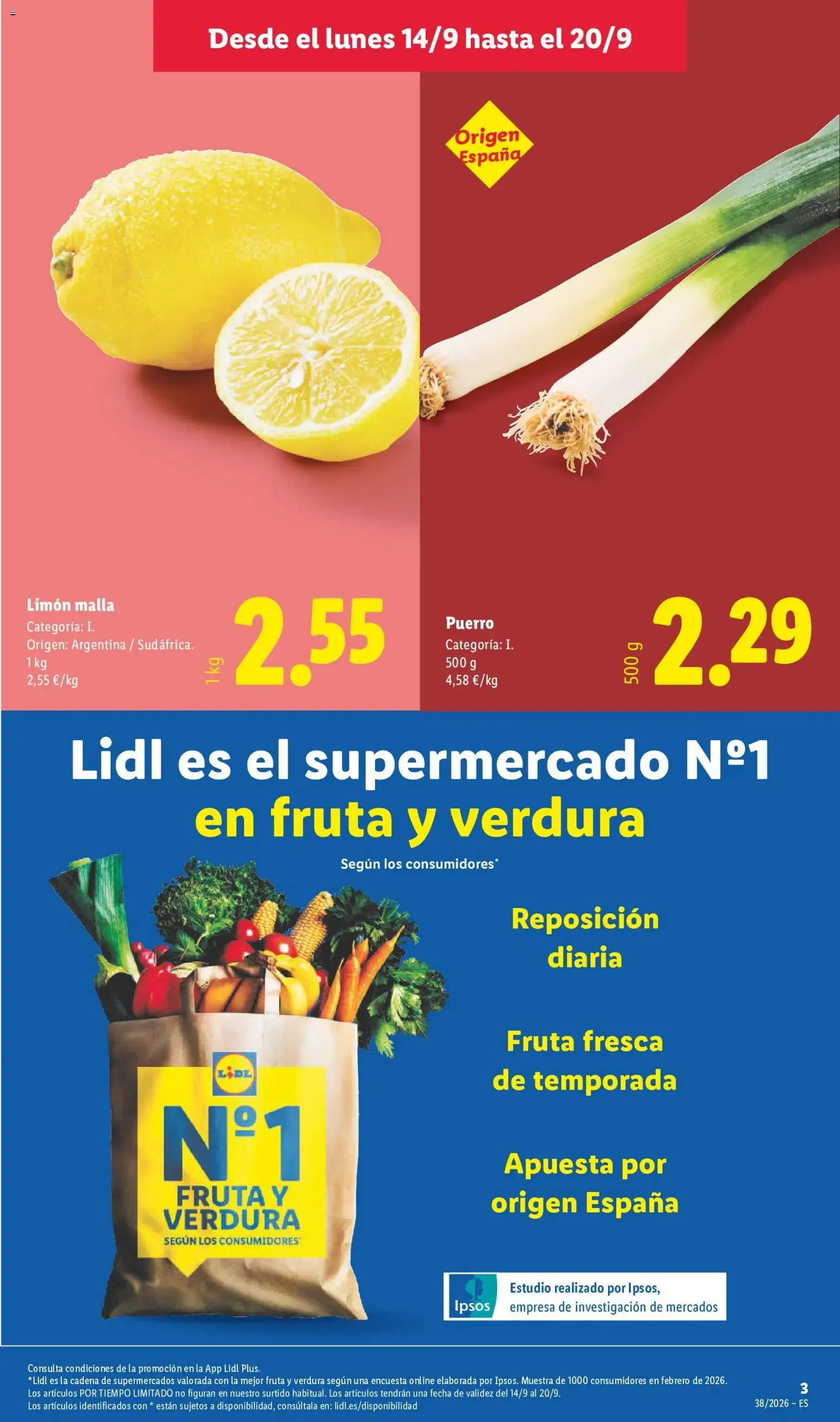 Catálogo de Lidl: Elige el N°1 en calidad-precio 14 de septiembre al 20 de septiembre 2026 - Página 3