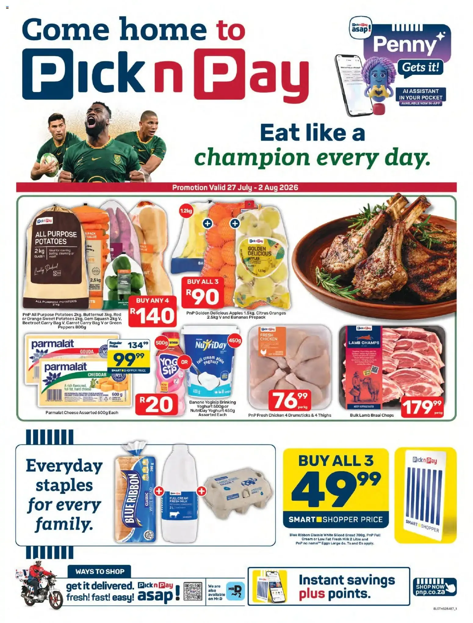 Pick n Pay Weekly Specials from 27 July to 2 August 2026 - Catalogue Page 1