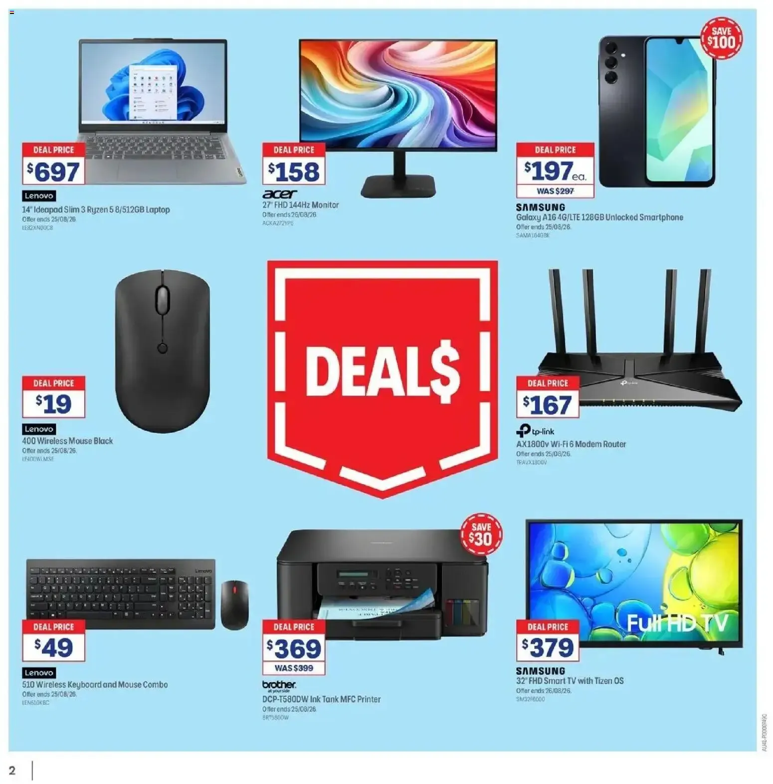 Officeworks catalogue - 11/08/2026 > weekly / monthly specials - Catalogue valid from 11 August to 25 August 2026 - page 2