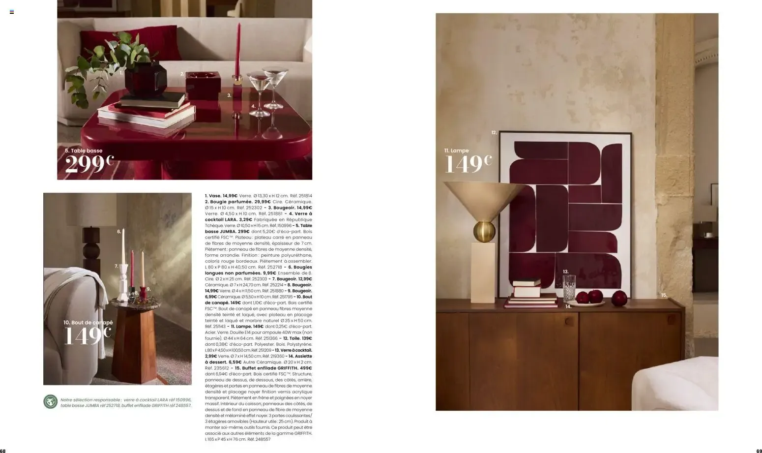 Maisons du Monde - Itinéraire Estival Collection Printemps - Été 2026 du 16 février au 1 septembre 2026 - Catalogue page 35