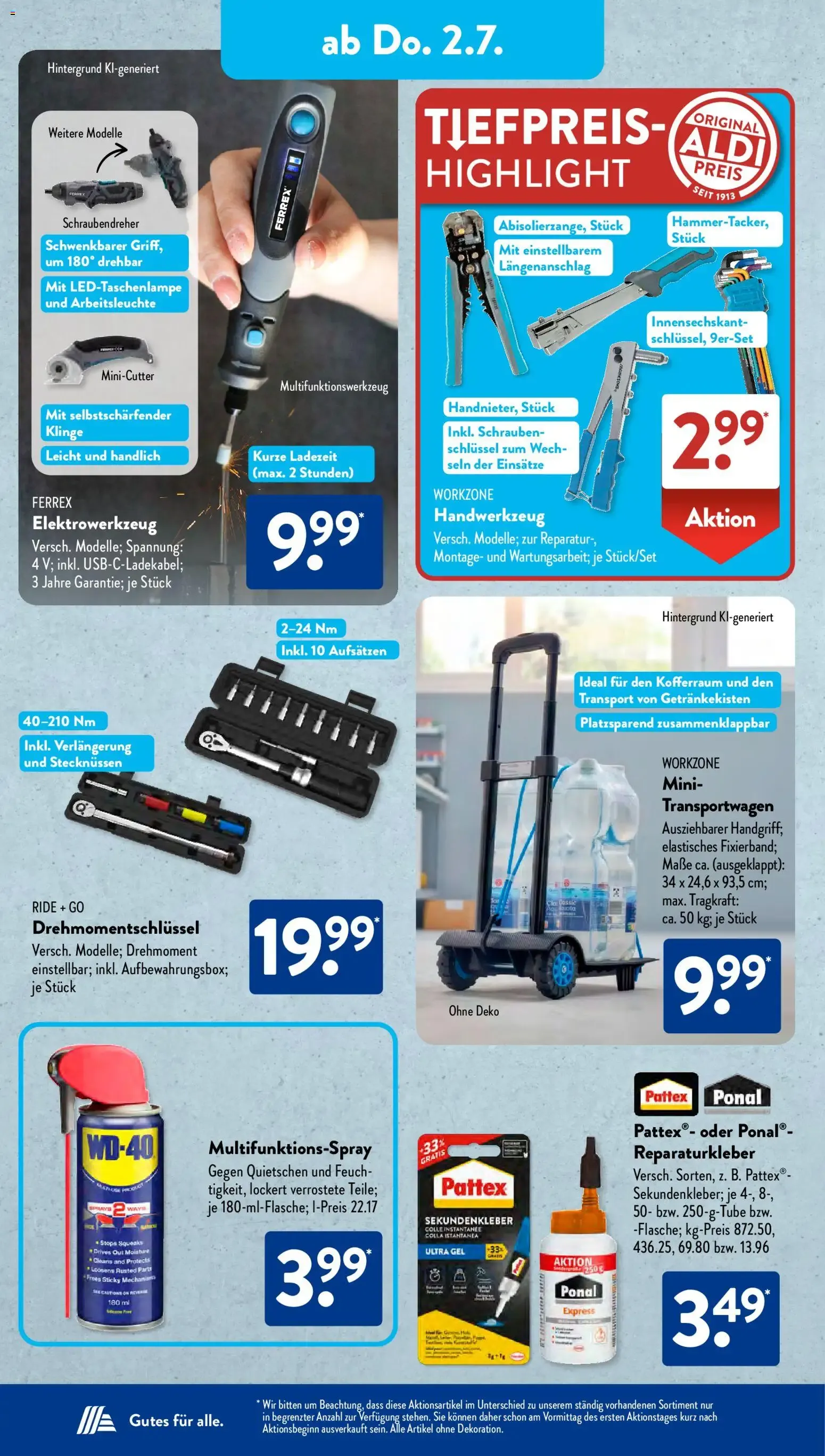 Aldi Süd Tiefpreis-Highlight von 29. Juni bis 4. Juli 2026 - Prospekt seite 15