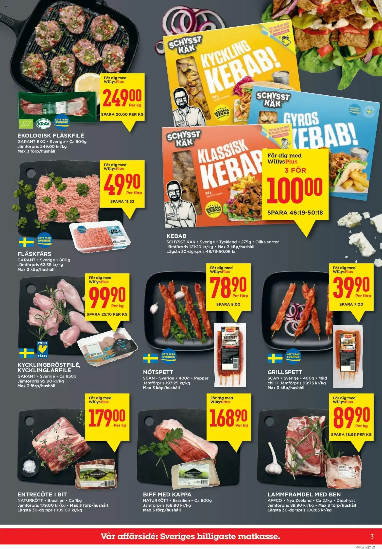 WILLY:S från 29 juni till 5 juli 2026 - Reklamblad sidor 3