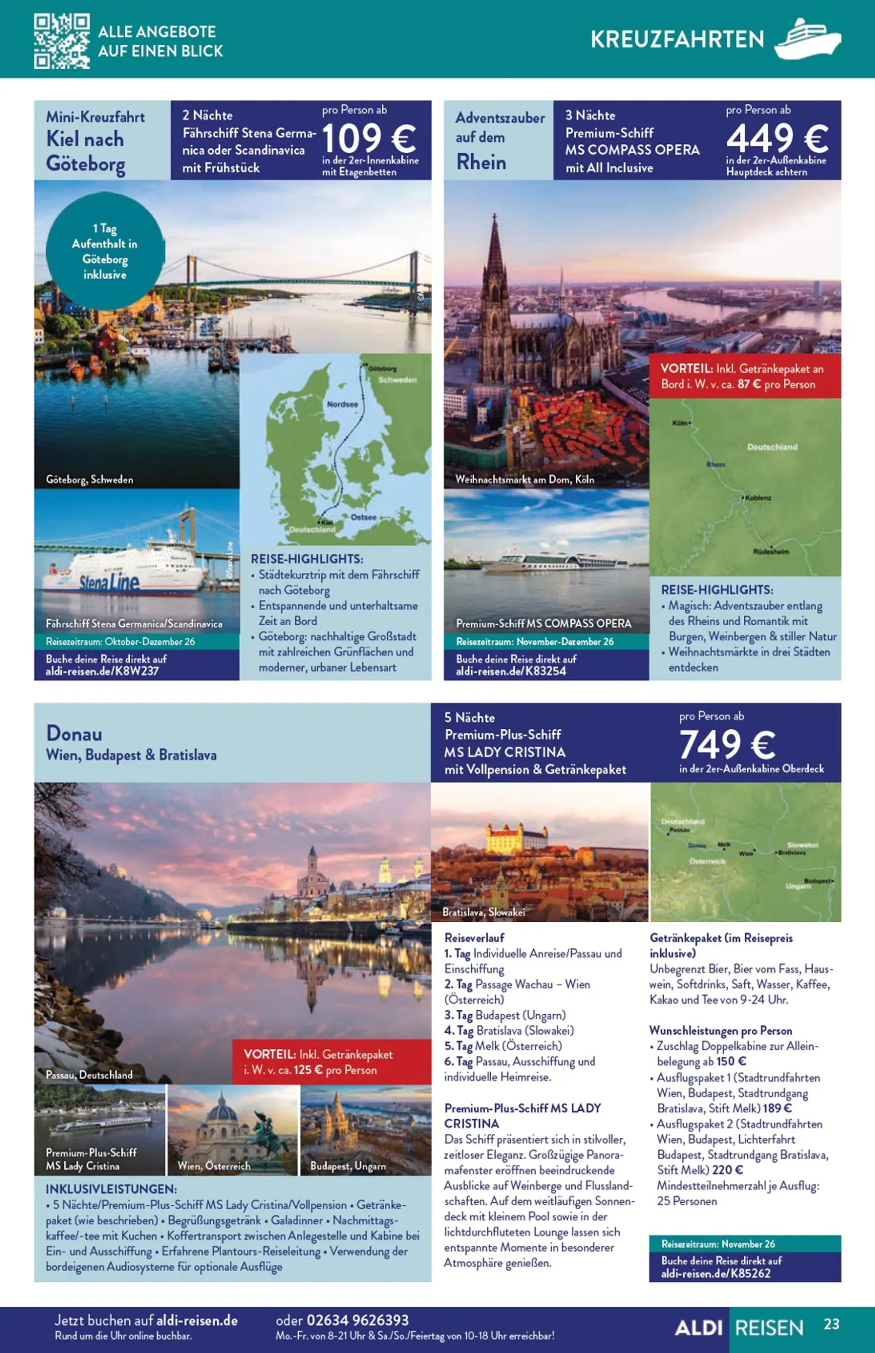 ALDI REISEN - Die Welt Entdecken! von 1. Juli bis 31. Juli 2026 - Prospekt seite 23