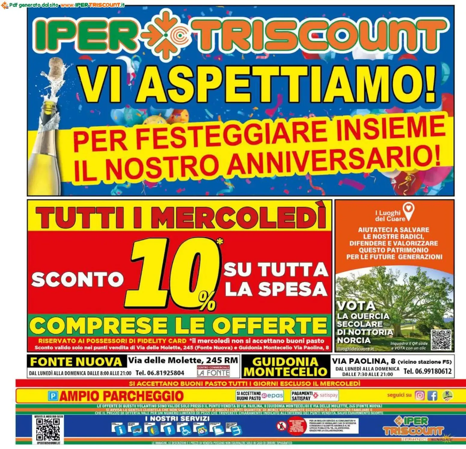 Iper Triscount Supermercati - Anniversario! Offerte valide dall'1 al 9 luglio 2026 da 1 luglio a 9 luglio di 2026 - Pagina del volantino 20