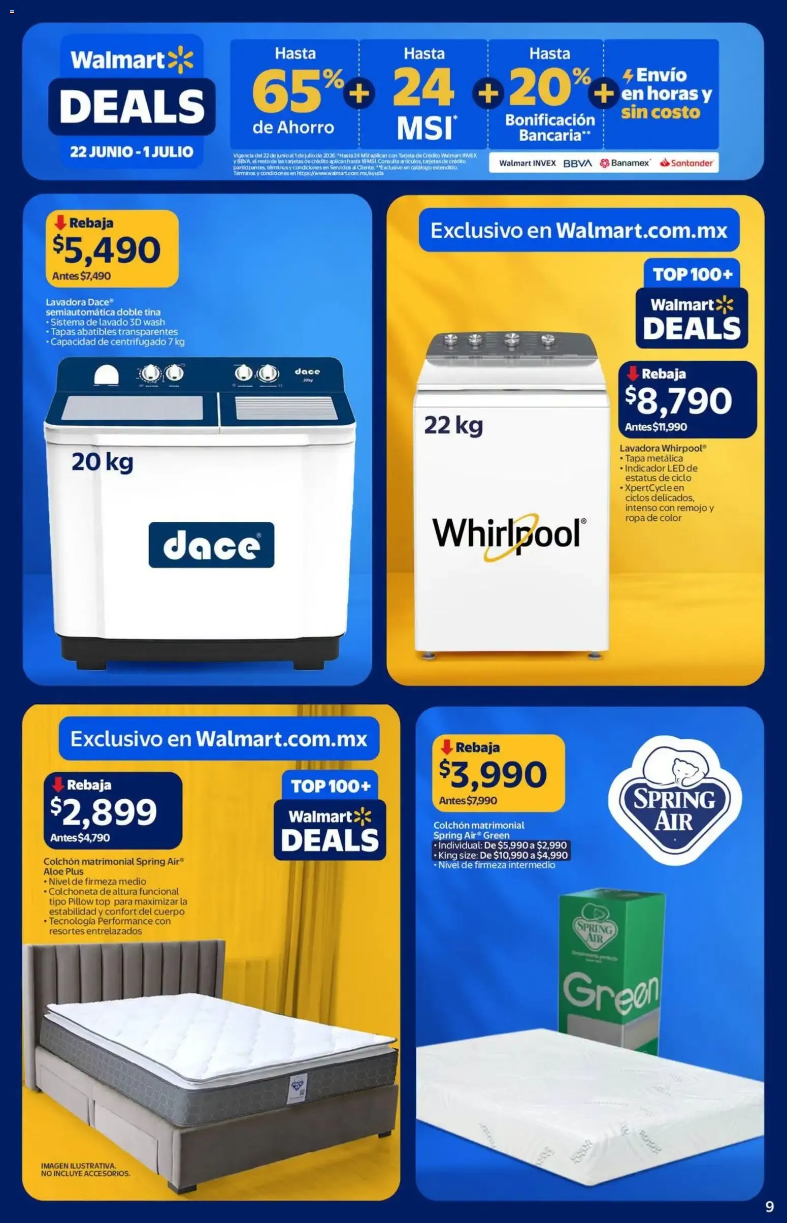 Catálogo de Walmart folleto Deals (22/06/2026 - 01/07/2026) - catálogo en línea 22 de junio al 1 de julio 2026 - Pagina 9