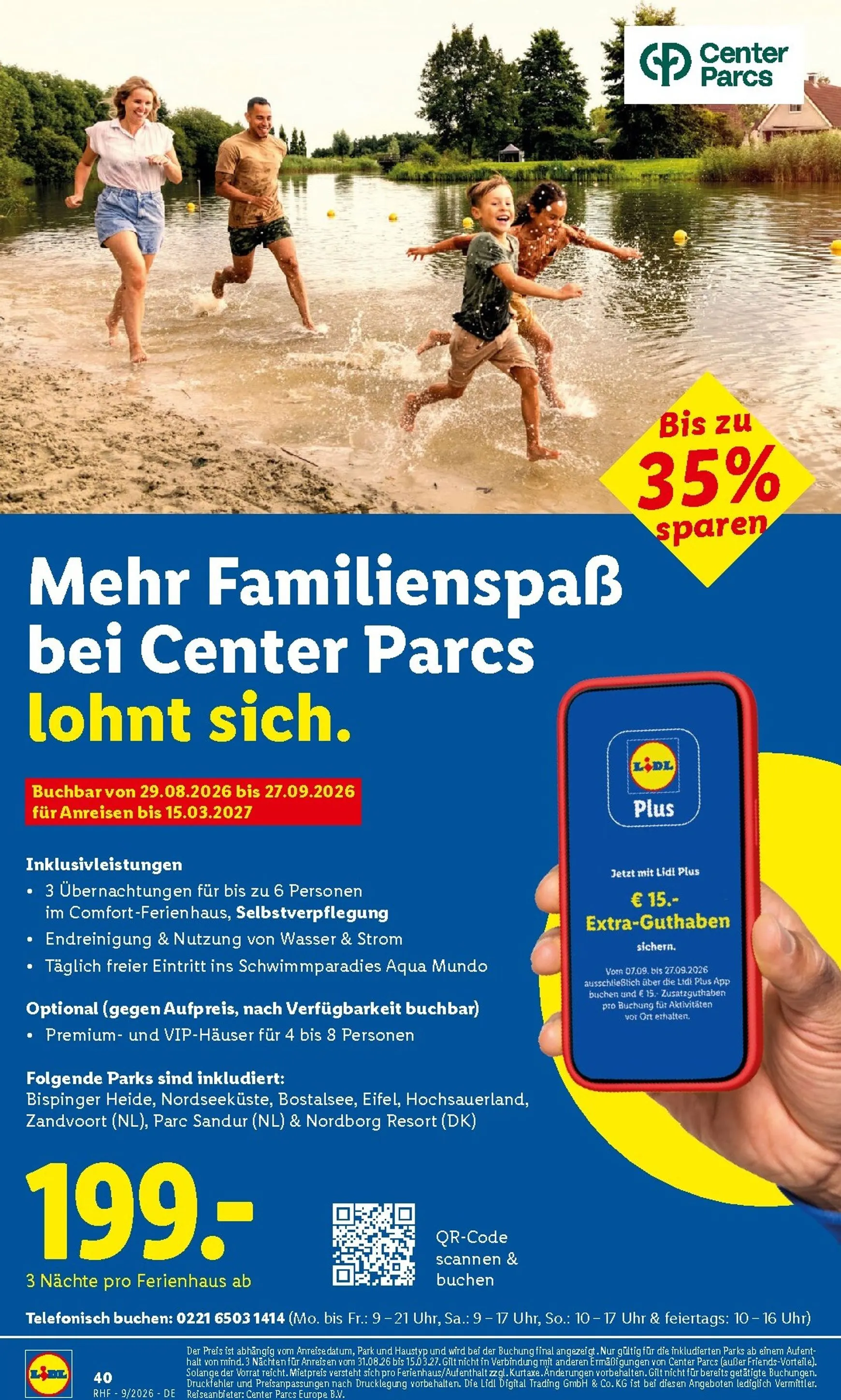 Jetzt den Sommer verlängern von 29. August bis 30. September 2026 - Prospekt seite 40