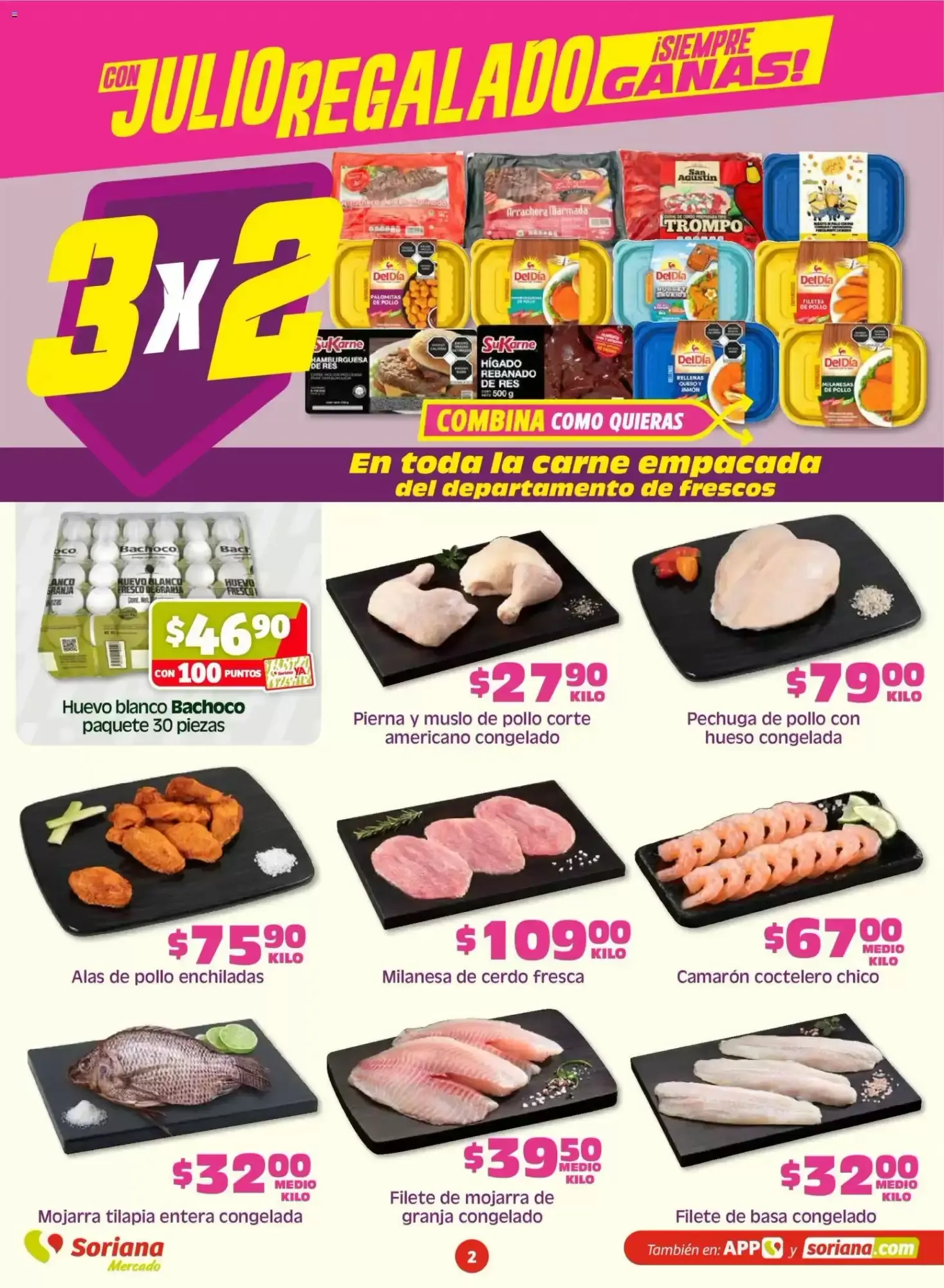 Catálogo de Folleto Soriana Mercado 17 de julio al 20 de julio 2026 - Pagina 2