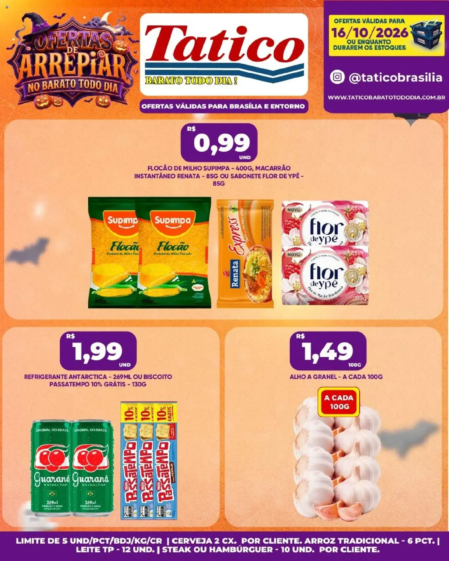 Encarte de Tatico ofertas do Dia de 16/10/2026 | Promoções Online 16 de outubro até 16 de outubro 2026 - Pagina 1