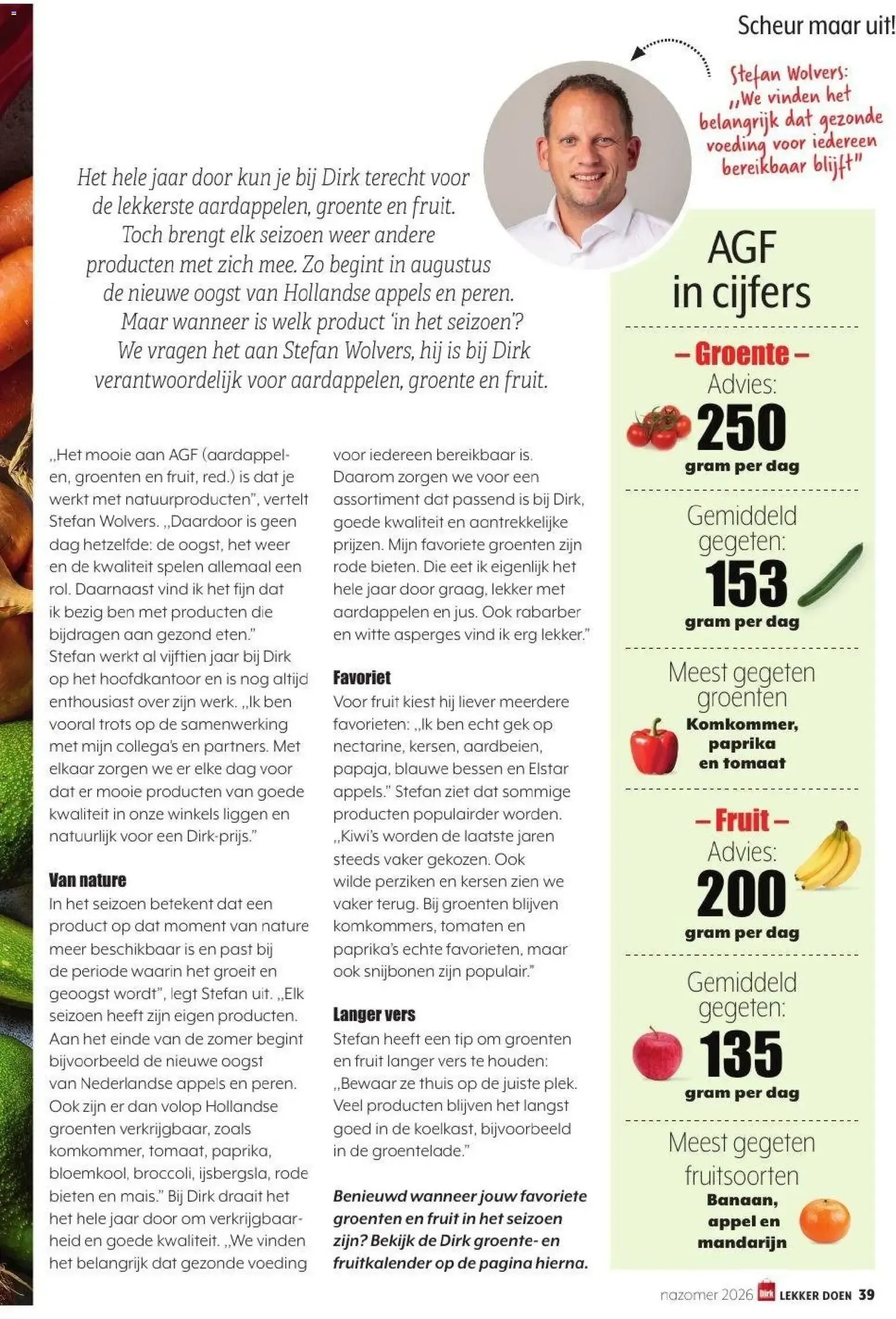 Lekker doen: Groente- en fruitkalender Dirk van 7 september tot 26 oktober 2026 - Folder pagina 39