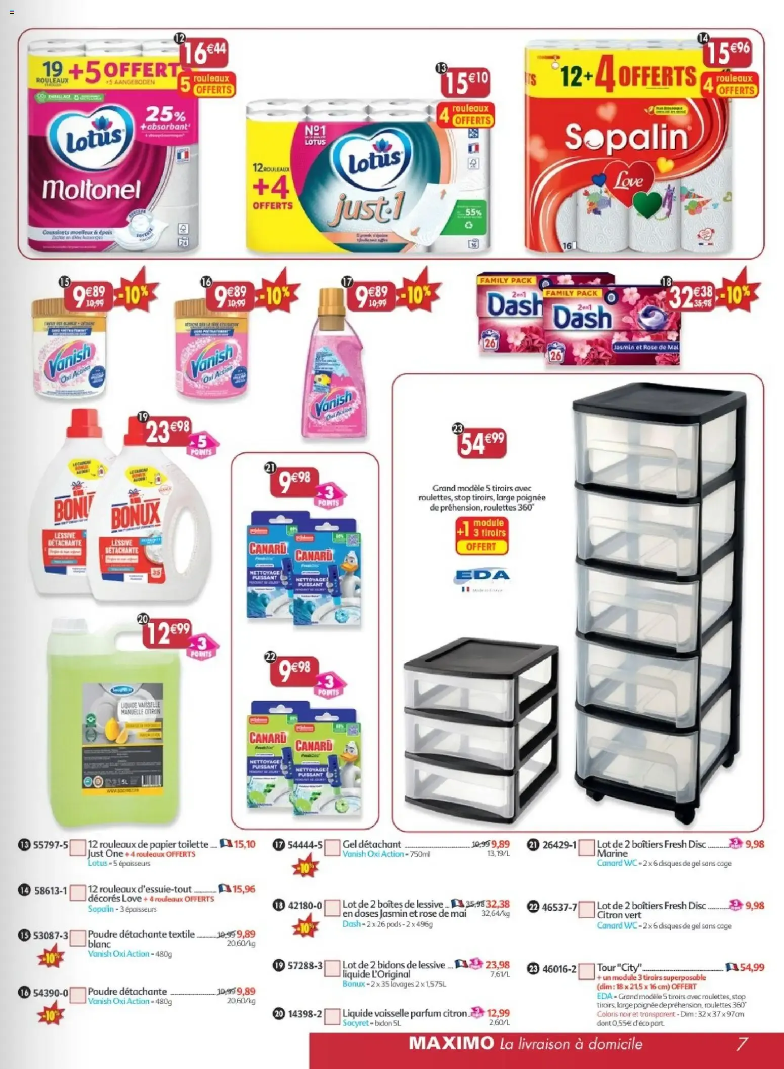 Maximo catalogue epicerie à partir du 24/08/2026 - promo en ligne du 24 août au 27 septembre 2026 - Catalogue page 7