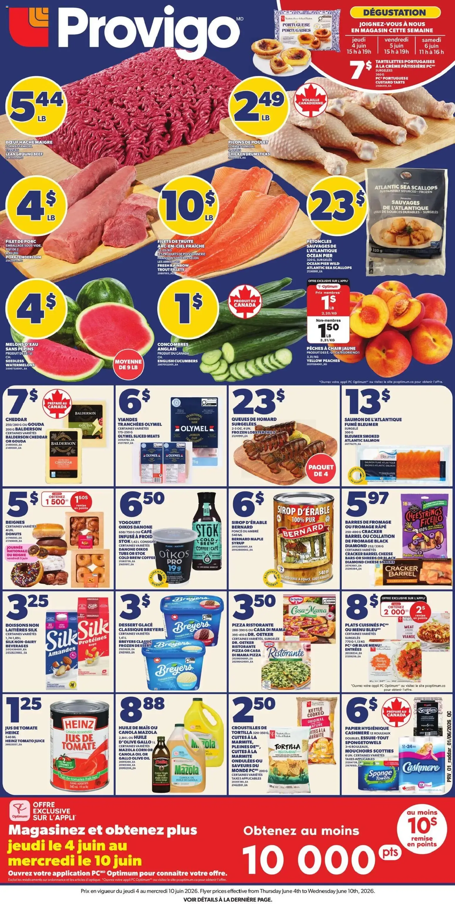 Provigo weekly flyer / circulaire from Jun 4, 2026 > weekly specials & deals from June 4 to June 10 2026 - flyer page 1