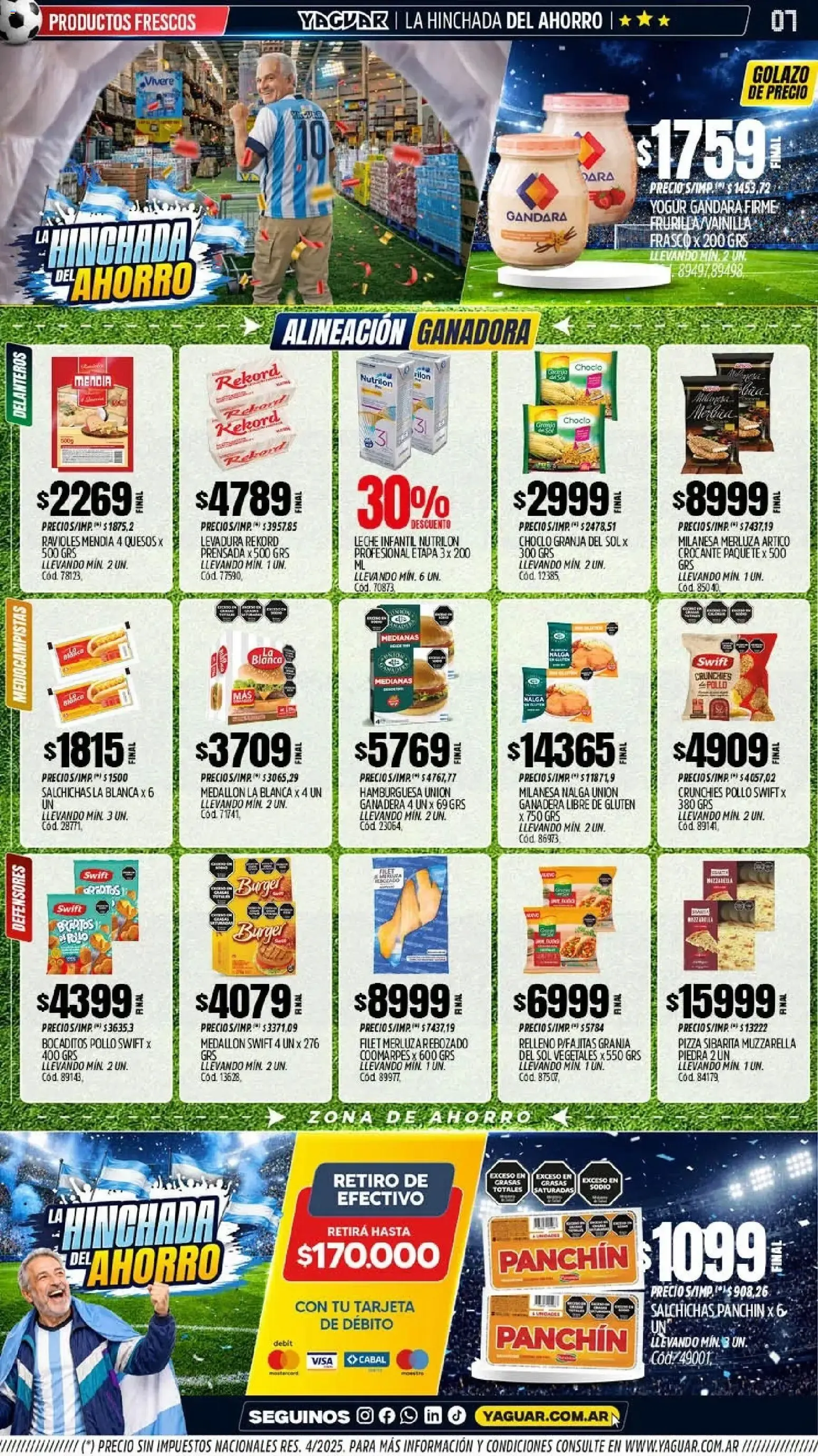 Ofertas de Mayorista Yaguar - La Hinchada del Ahorro 15 de junio al 21 de junio 2026 - Página 7 del catálogo