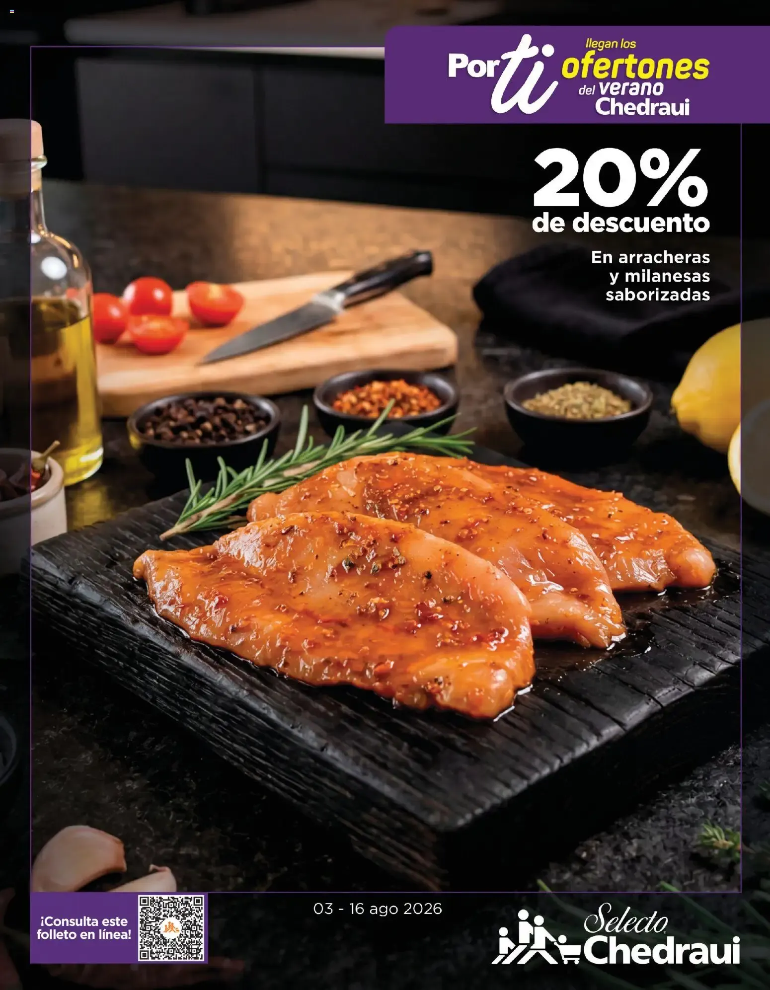 Catálogo de Chedraui folleto Por Ti ofertones del verano (03/08/2026 - 16/08/2026) - catálogo en línea 3 de agosto al 16 de agosto 2026 - Pagina 1