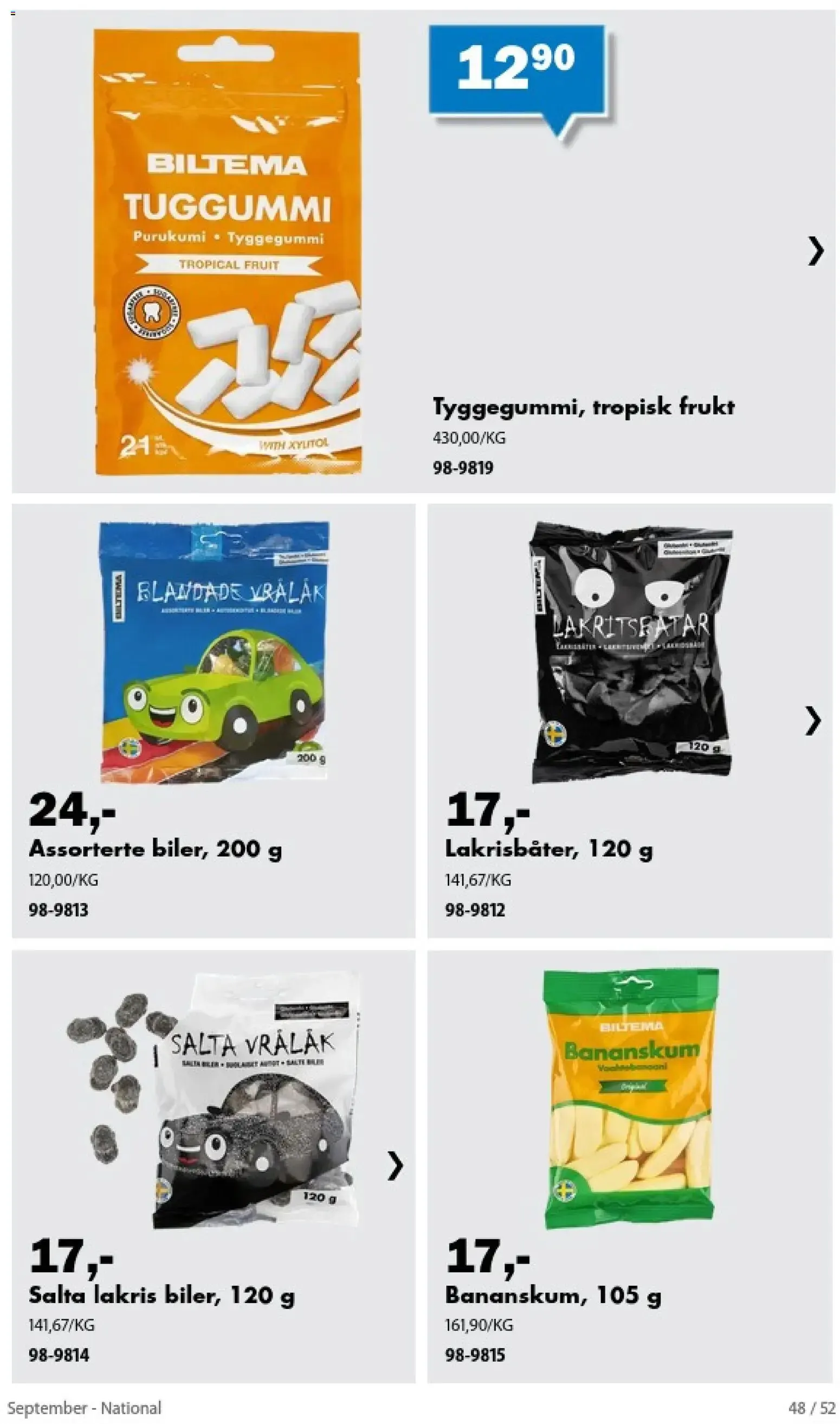 Biltema fra 1. september til 30. september 2026 - kundeavisside 48