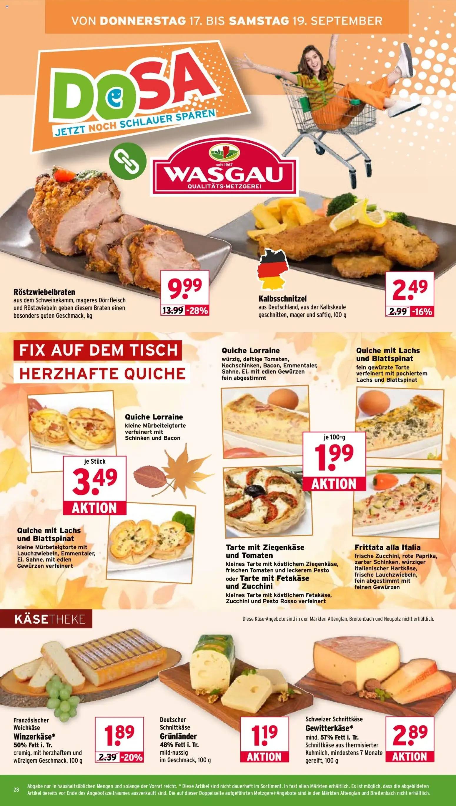 Wasgau Prospekt (ab 14.09.2026) zum Blättern von 14. September bis 19. September 2026 - Prospekt seite 28