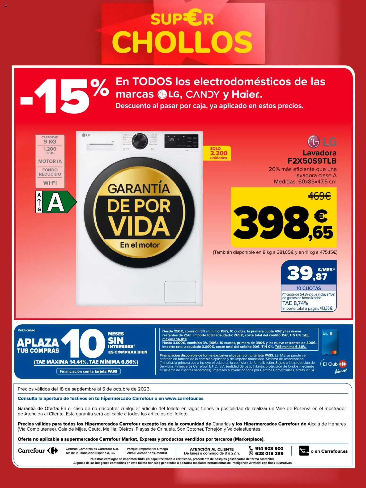 Catálogo de Carrefour Super Chollos 18 de septiembre al 5 de octubre 2026 - Página 26
