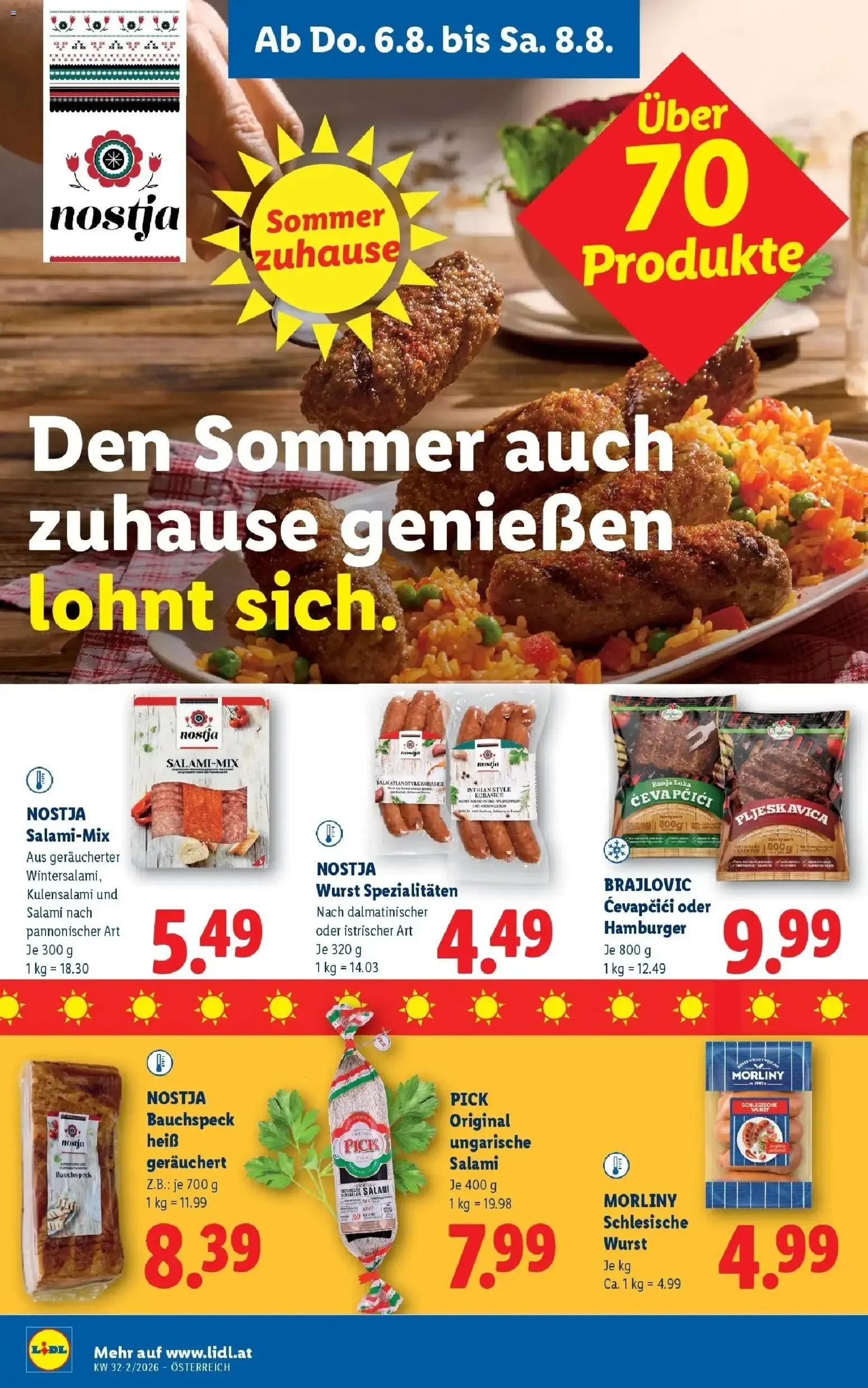 Lidl Plus: Österreichs günstigste Preise von 6. August bis 8. August 2026 - Flugblätt seite  14