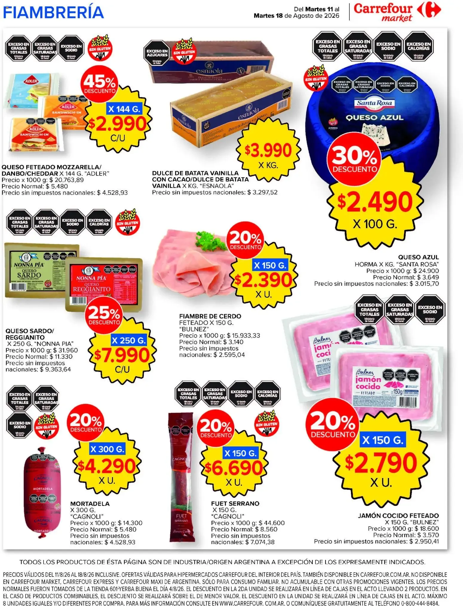 Ofertas de Carrefour ofertas || del 11/08/2026 - 18/08/2026 || Promociones 11 de agosto al 18 de agosto 2026 - Página 43 del catálogo