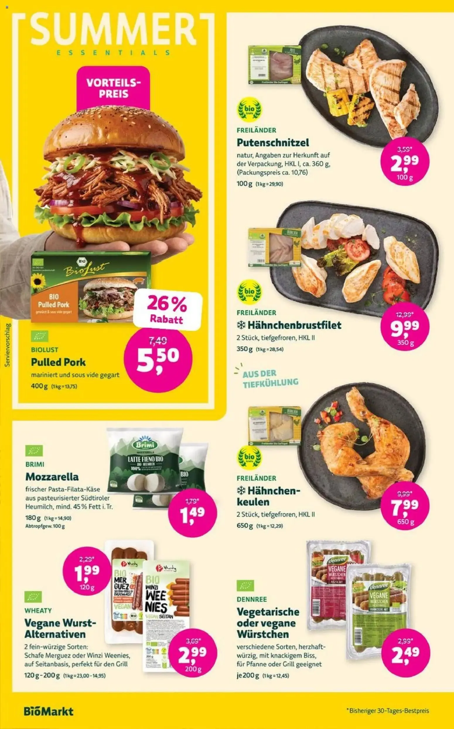 BioMarkt Prospekt (ab 01.07.2026) zum Blättern von 1. Juli bis 14. Juli 2026 - Prospekt seite 8