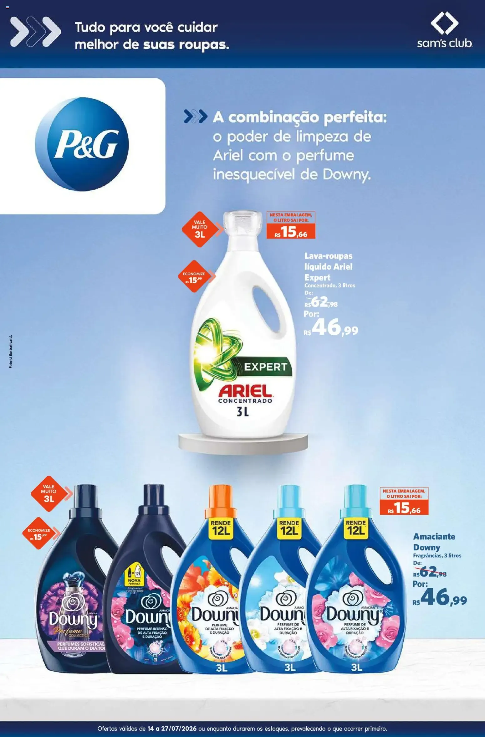 Encarte de Sam's Club ofertas Casa Limpa de 14/07/2026 | Promoções Online 14 de julho até 27 de julho 2026 - Pagina 9