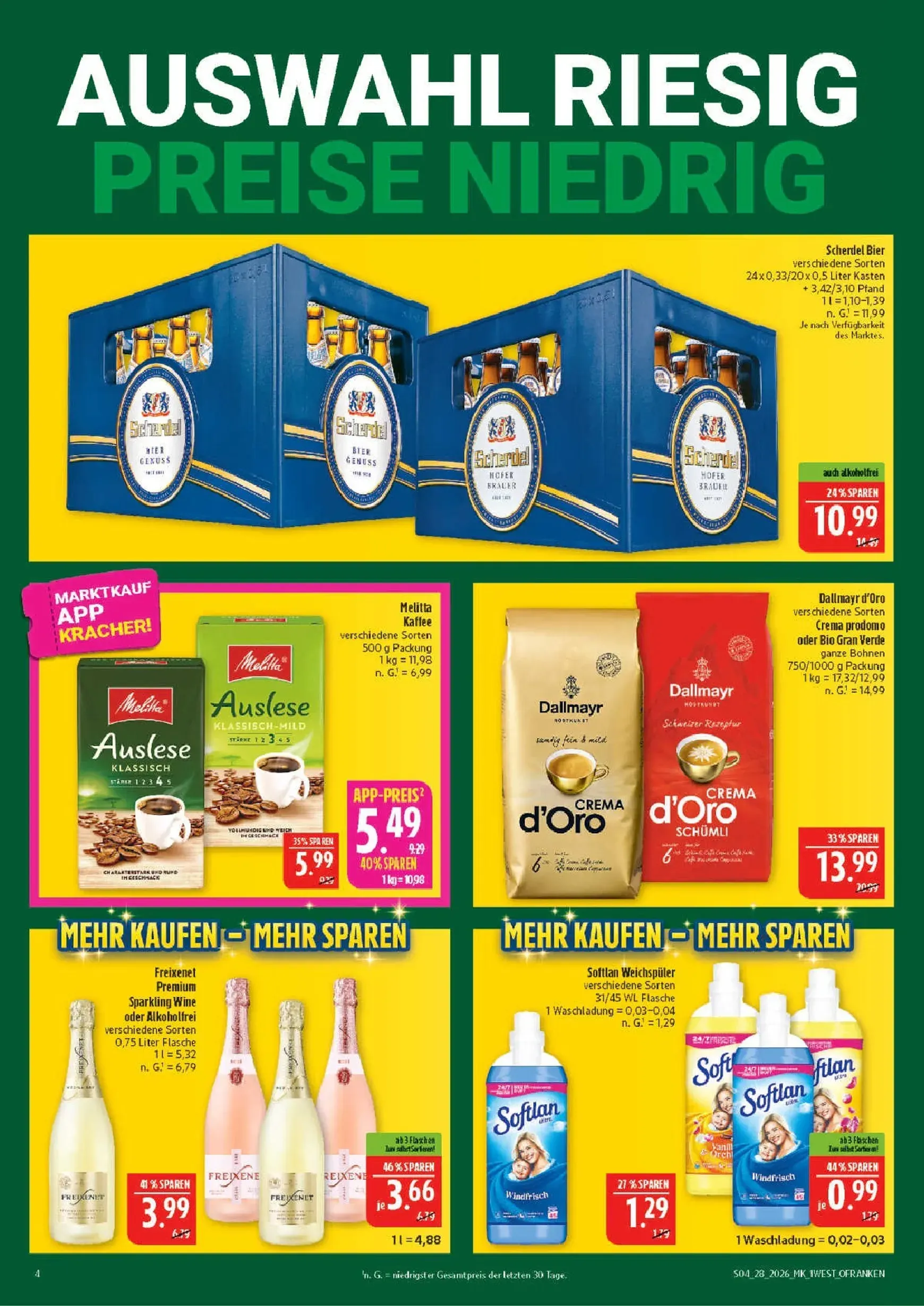 Marktkauf Prospekt – von Montag 06.07.2026 bis Samstag 11.07.2026 von 6. Juli bis 11. Juli 2026 - Prospekt seite 4
