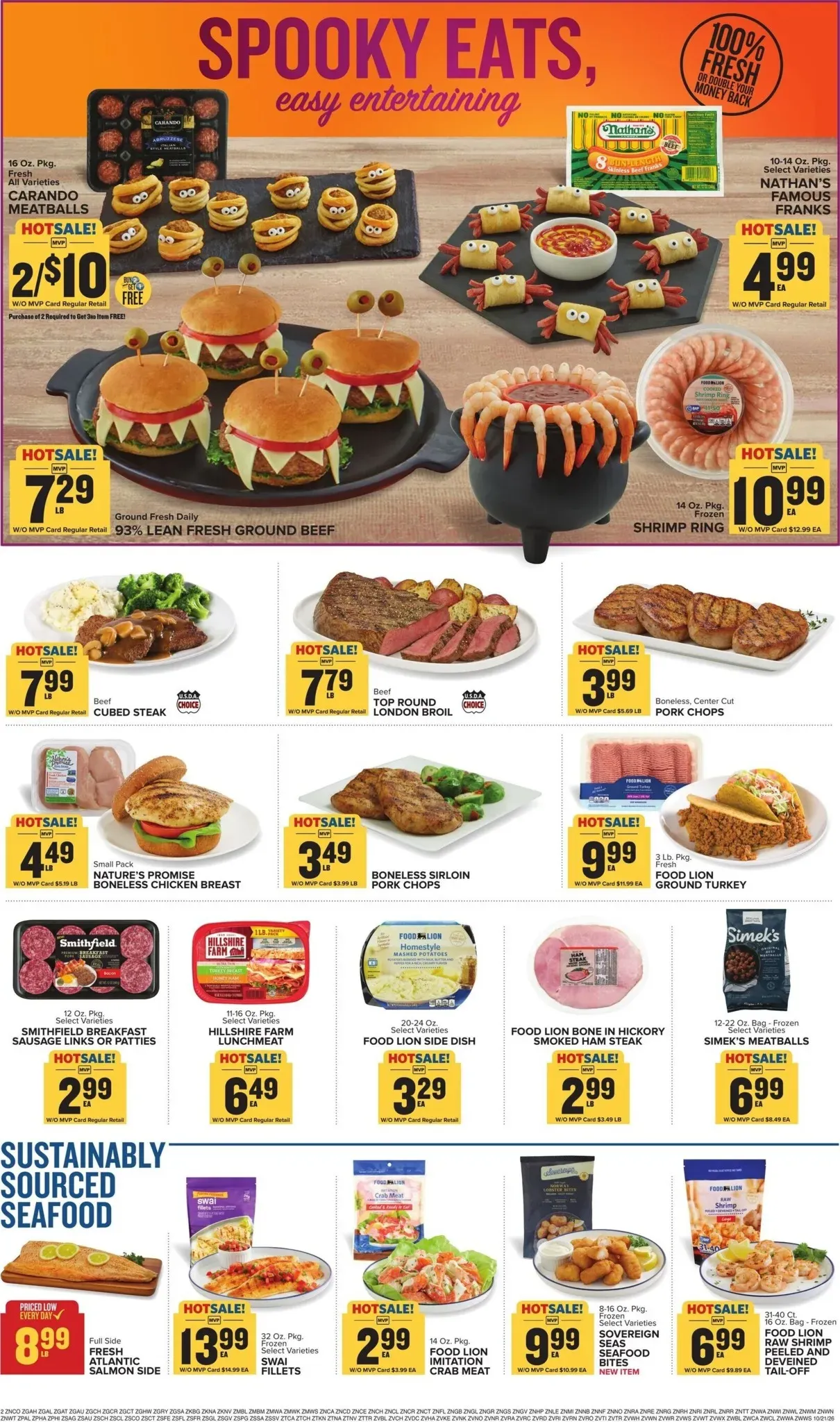Weekly promotion Current Food Lion leaflet valid from Wednesday 10/21/2026 to Tuesday 10/27/2026 spanning from October 21 to October 27 2026 - Page 4 for Catalogue 365