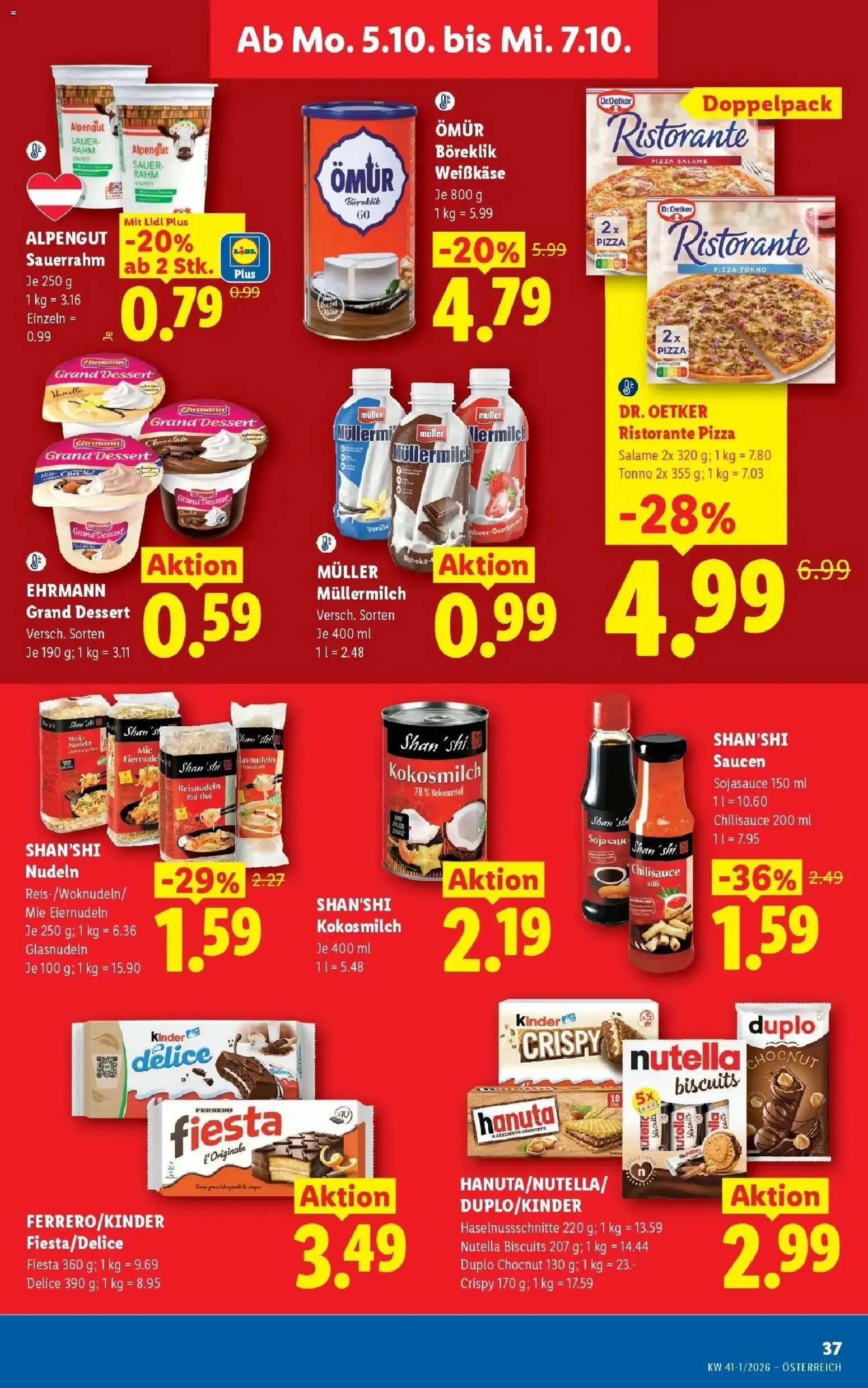 Lidl Aktion von 1. Oktober bis 3. Oktober 2026 - Flugblätt seite 44