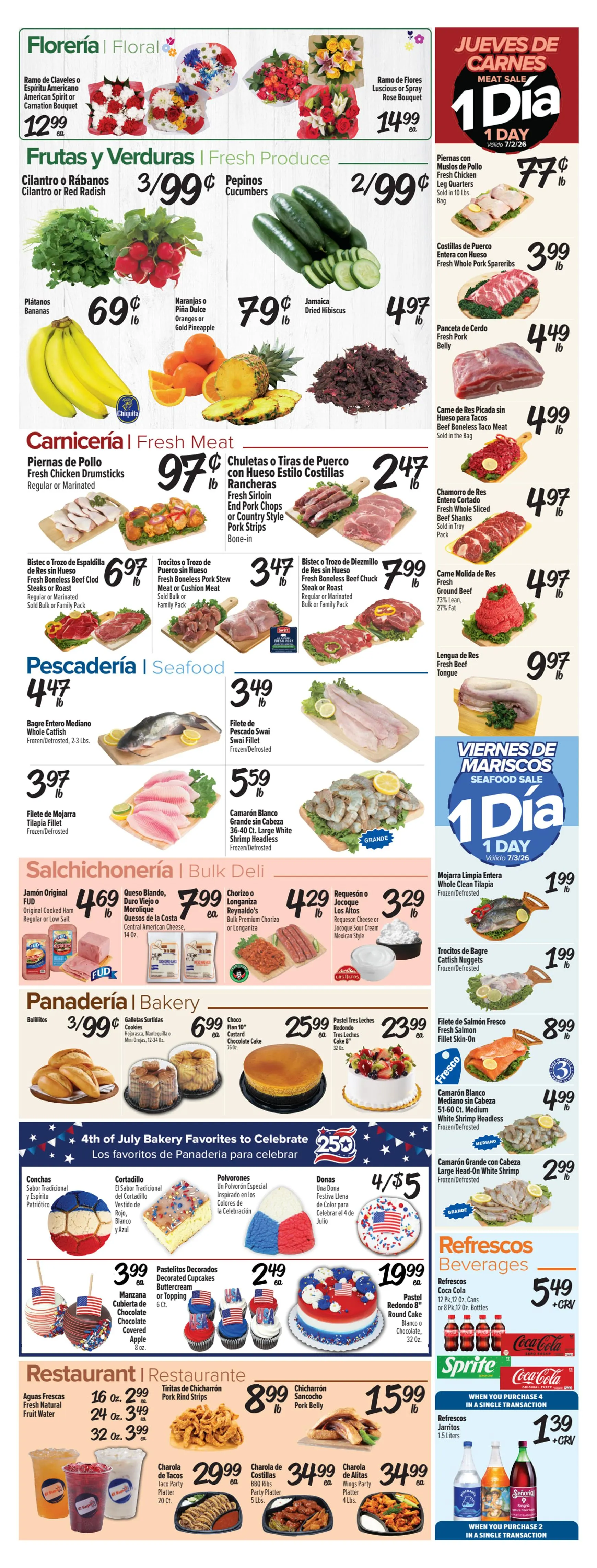 Weekly ad Current El Super - Fresh leaflet valid from Wednesday 07/01/2026 to Tuesday 07/07/2026 from July 1 to July 7 2026 - Page 2