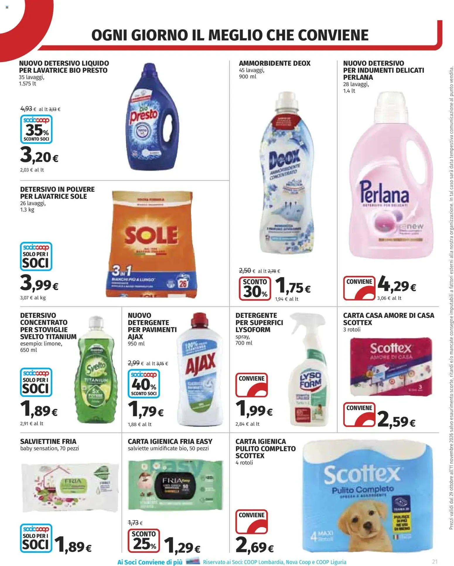 OFFERTE TOP Coop Superstore da 29 ottobre a 11 novembre di 2026 - Pagina del volantino 21