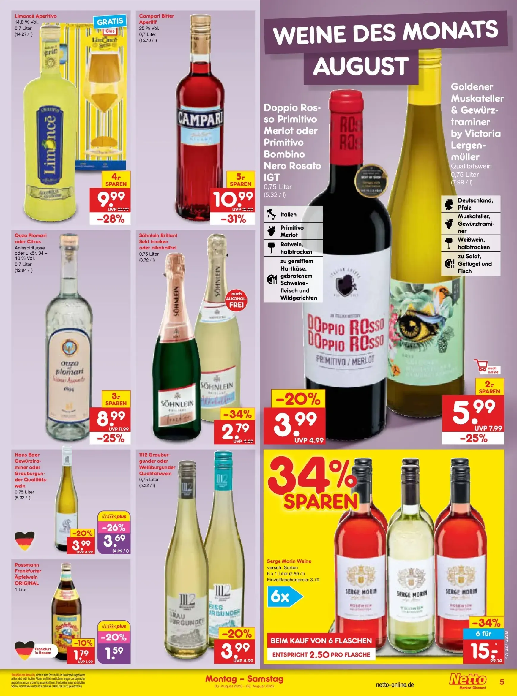 Netto Marken Discount Prospekt – von Montag 03.08.2026 bis Samstag 08.08.2026 von 3. August bis 8. August 2026 - Prospekt seite 9