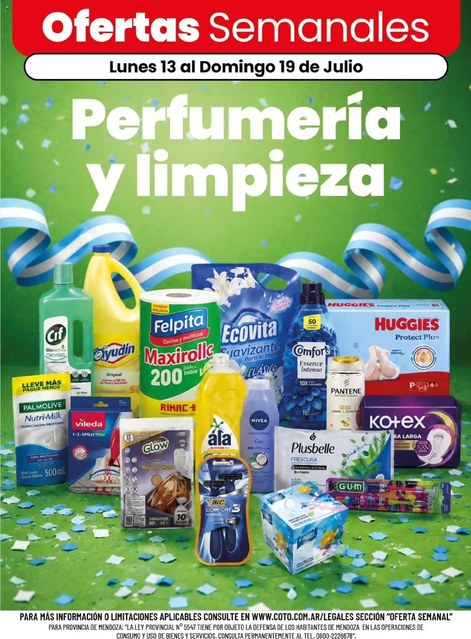 Ofertas de Ofertas Semanales de Perfumería y limpieza 13 de julio al 19 de julio 2026 - Página 1 del catálogo