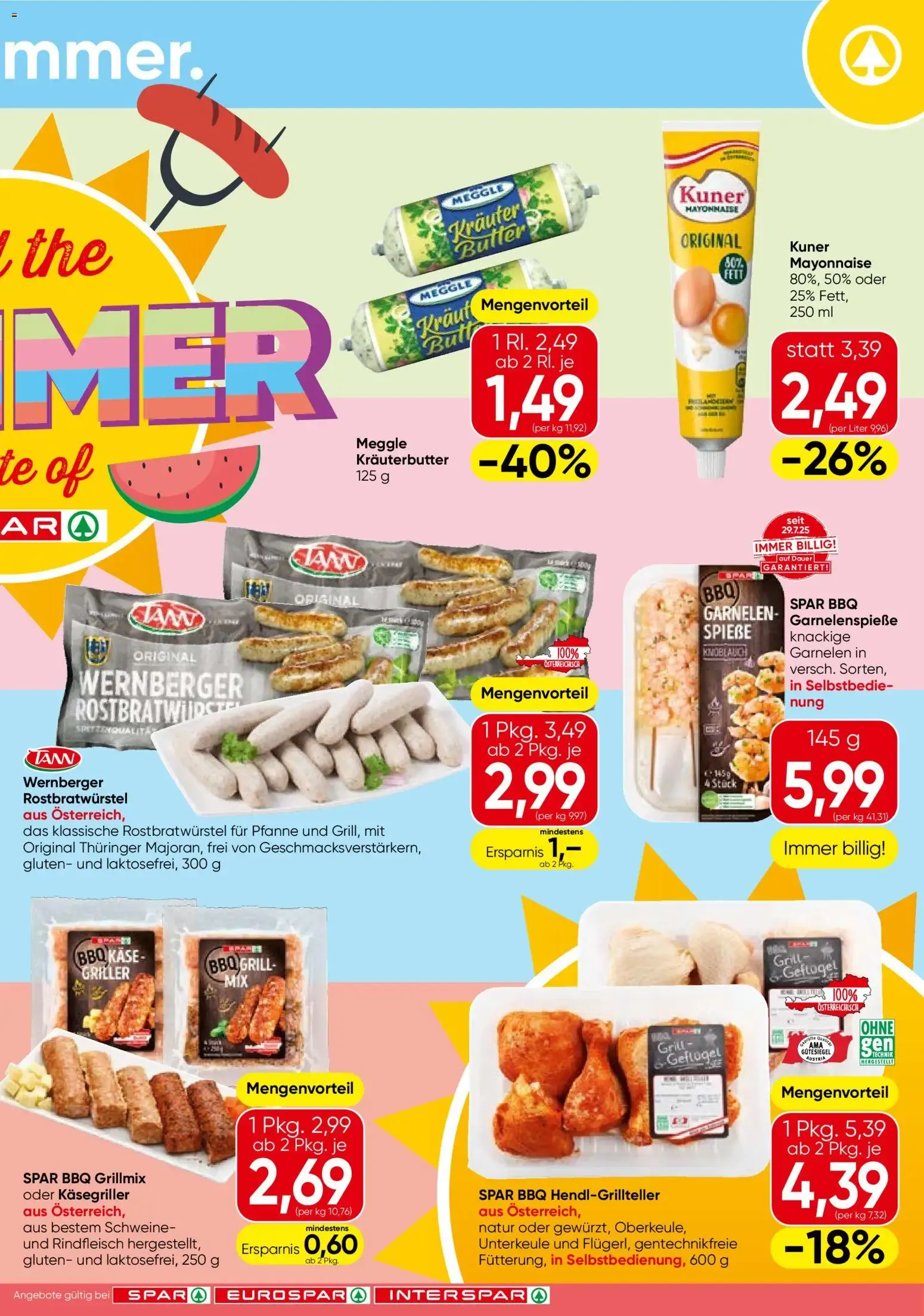 Spar Feel the Summer (09.07.2026) - Angebote und Prospekt von 9. Juli bis 5. August 2026 - Flugblätt seite  3