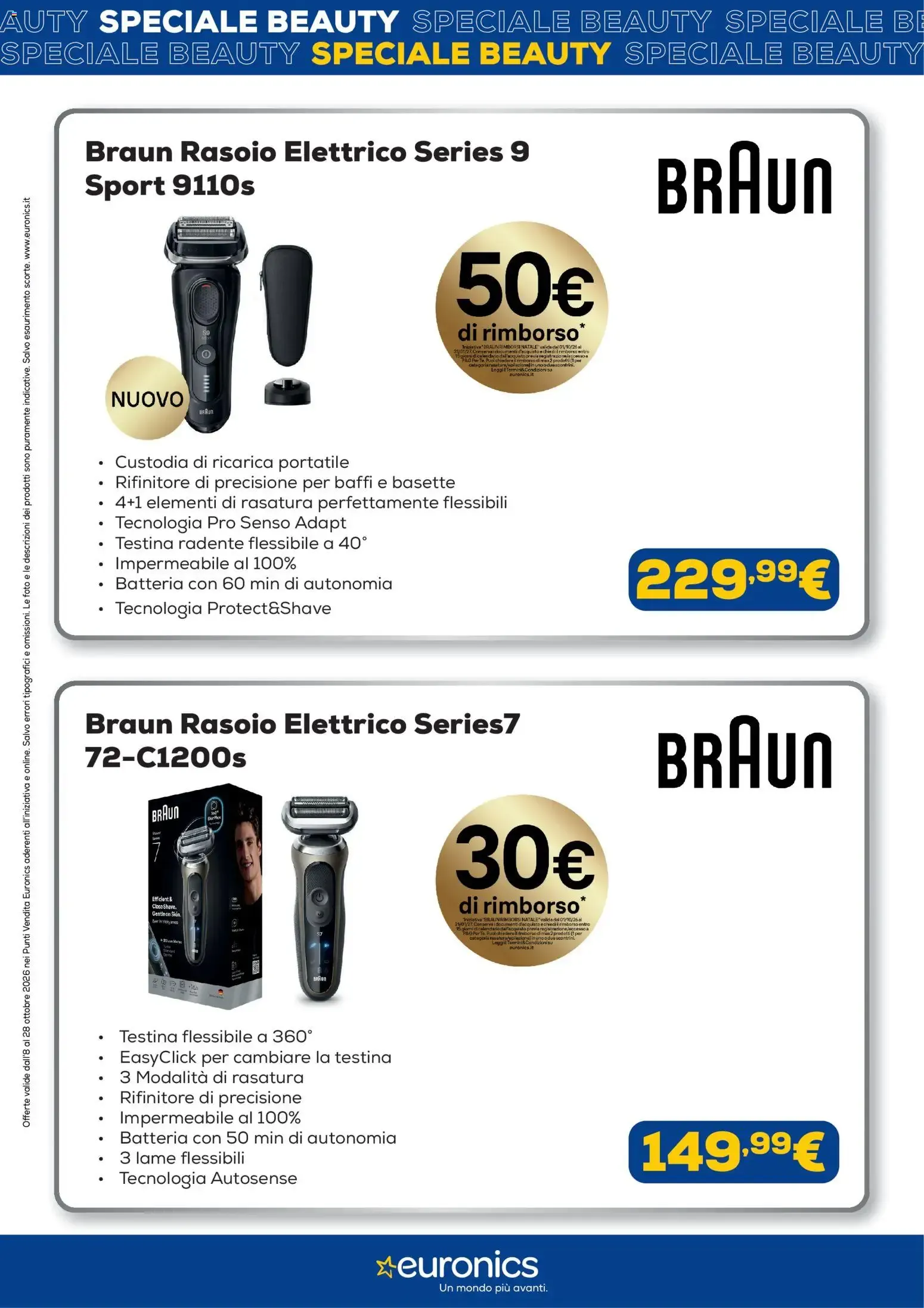 Euronics TECH Speciale Beauty da 8 ottobre a 28 ottobre di 2026 - Pagina del volantino 3