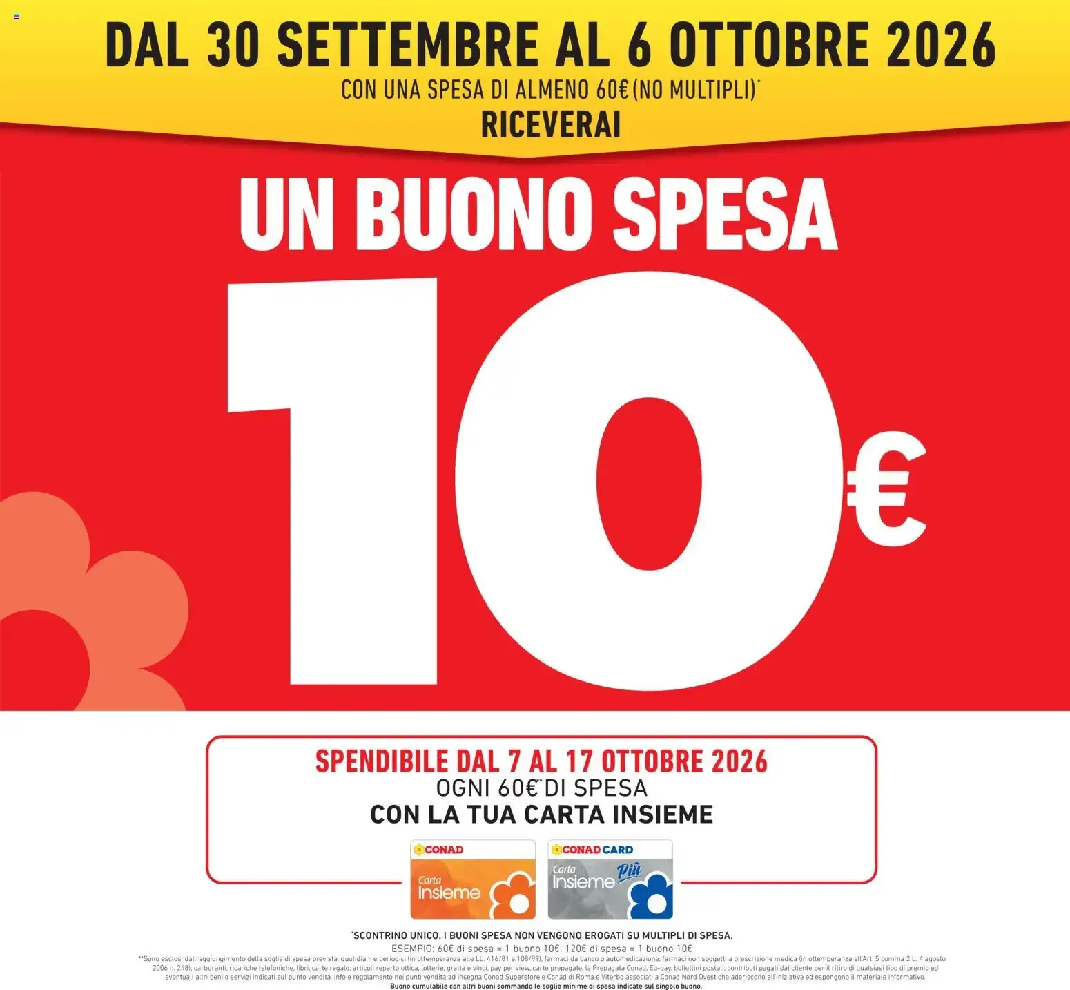 Anteprima volantino Conad dal 23/09/2026 prossima settimana da 23 settembre a 6 ottobre di 2026 - Pagina del volantino 2