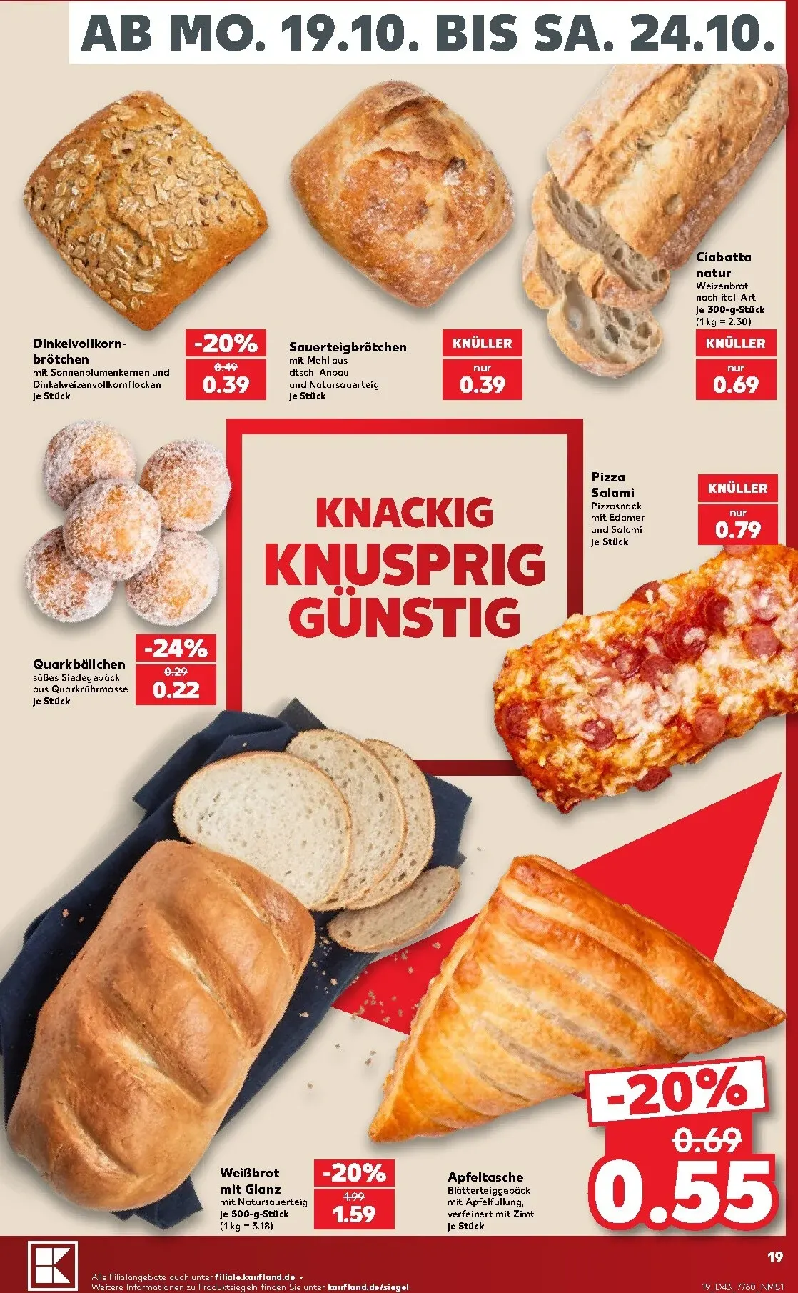 Kaufland Prospekt nächste Woche – von Montag 19.10.2026 bis Samstag 24.10.2026 von 19. Oktober bis 24. Oktober 2026 - Prospekt seite 20