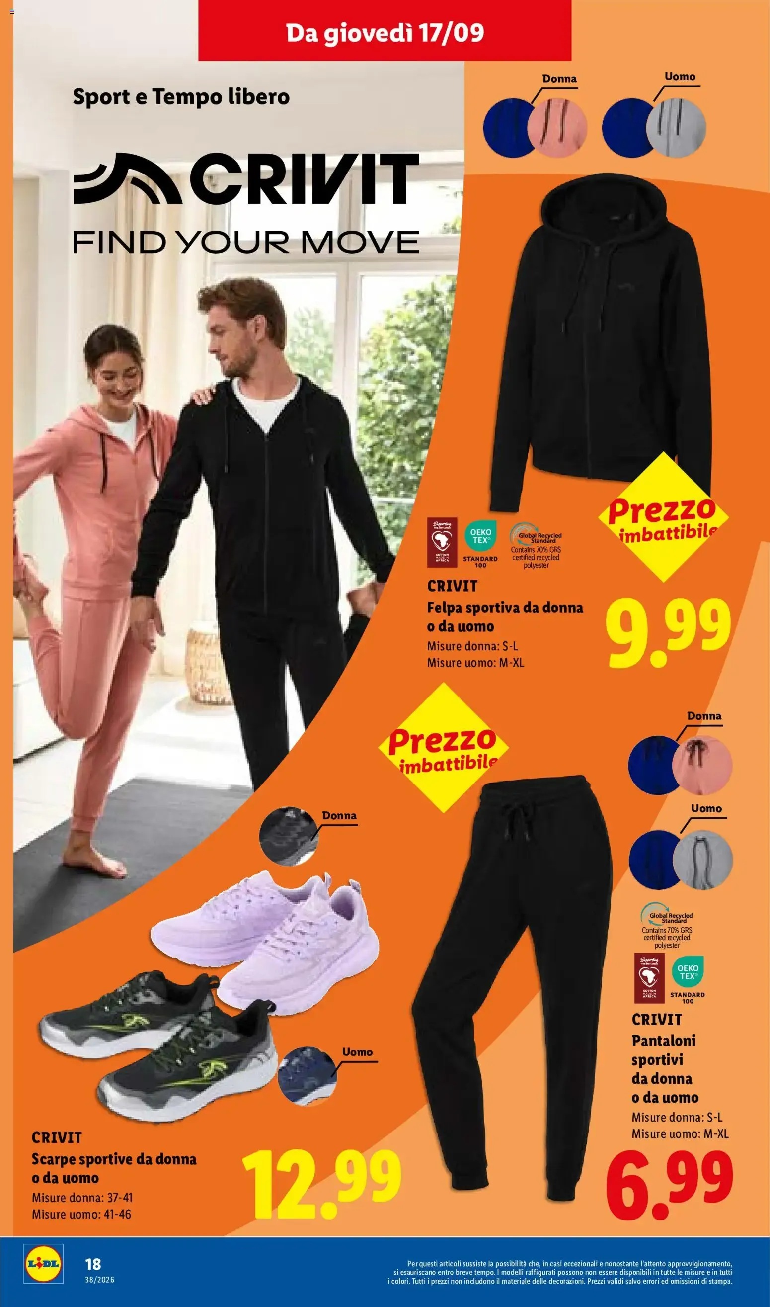 Lidl XXL Grande formato, grande convenienza y Mega Offerte da 17 settembre a 23 settembre di 2026 - Pagina del volantino 24