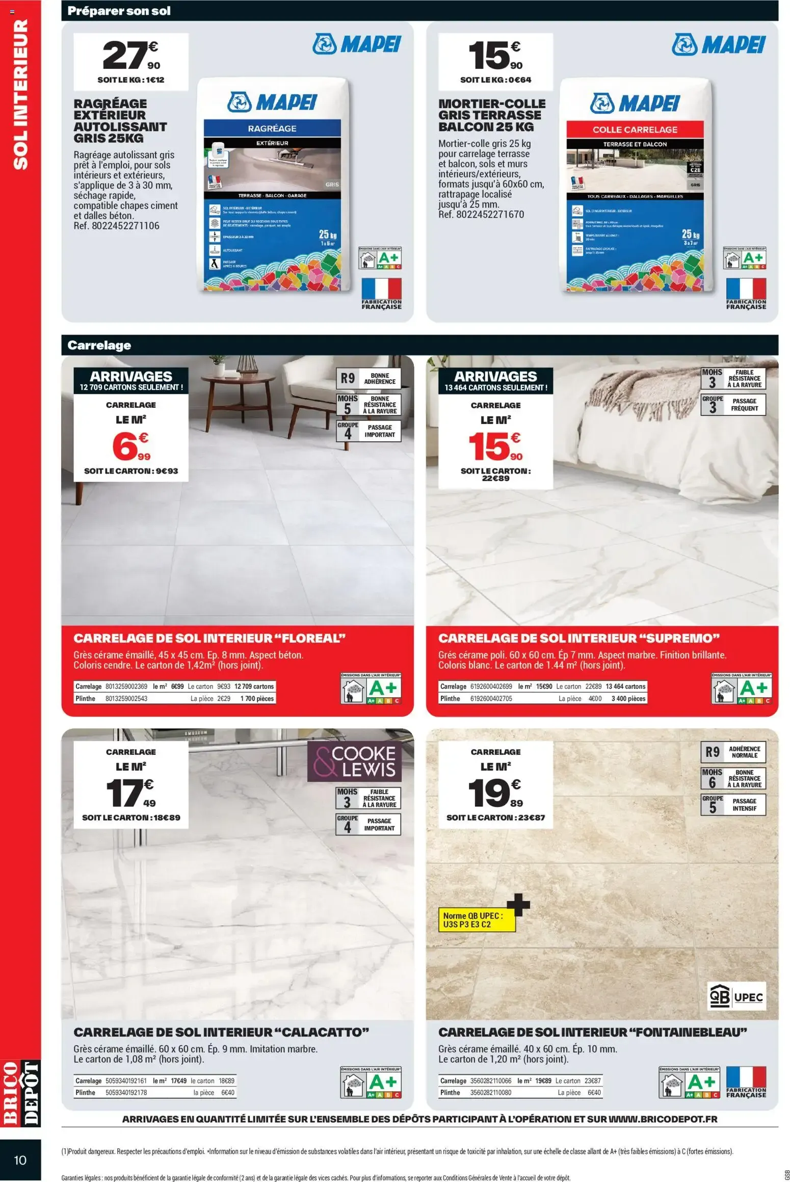 Brico Dépôt catalogue à partir du 21/08/2026 - promo en ligne du 21 août au 3 septembre 2026 - Catalogue page 10