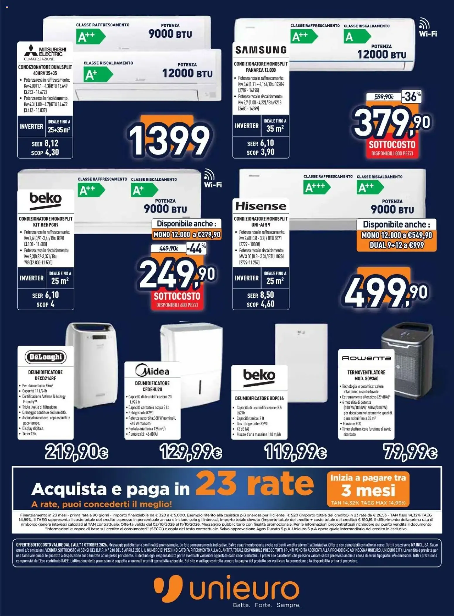 Nuovo Unieuro volantino dal 02/10/2026 > offerte anteprima 🛍️ da 2 ottobre a 11 ottobre di 2026 - Pagina del volantino 31