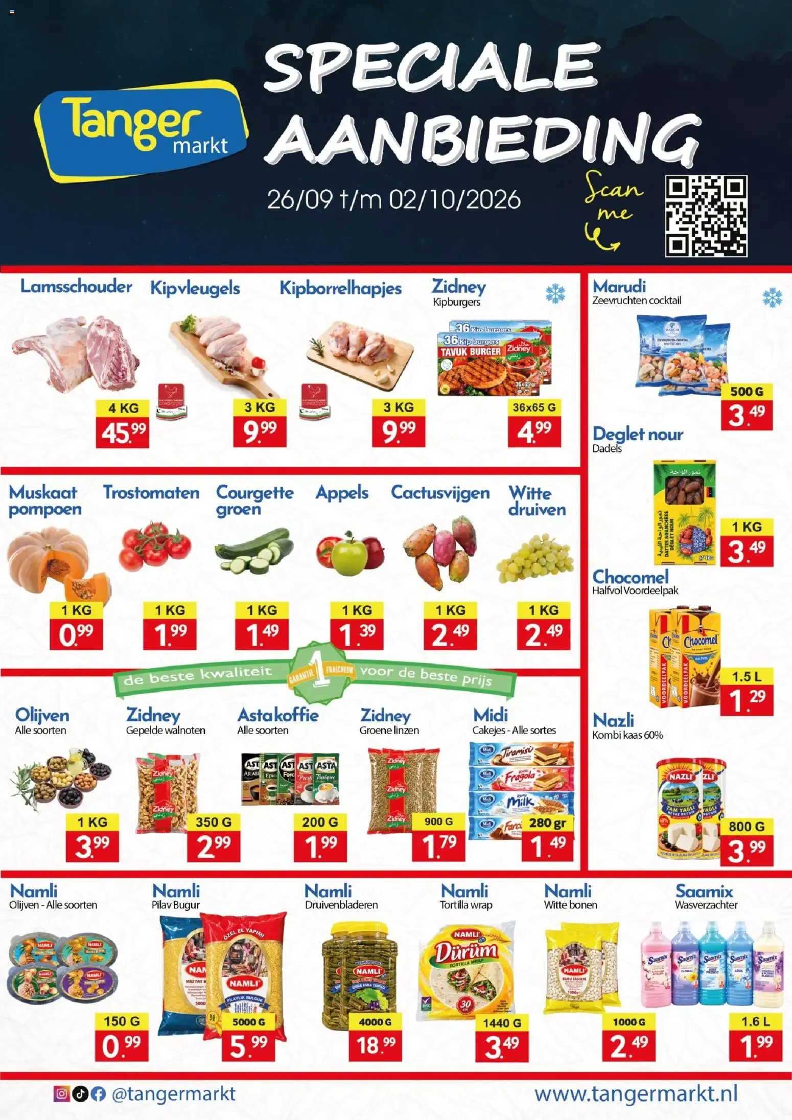 Tanger Markt folder vanaf 26-09-2026 || NIEUWE van 26 september tot 2 oktober 2026 - Folder pagina 1