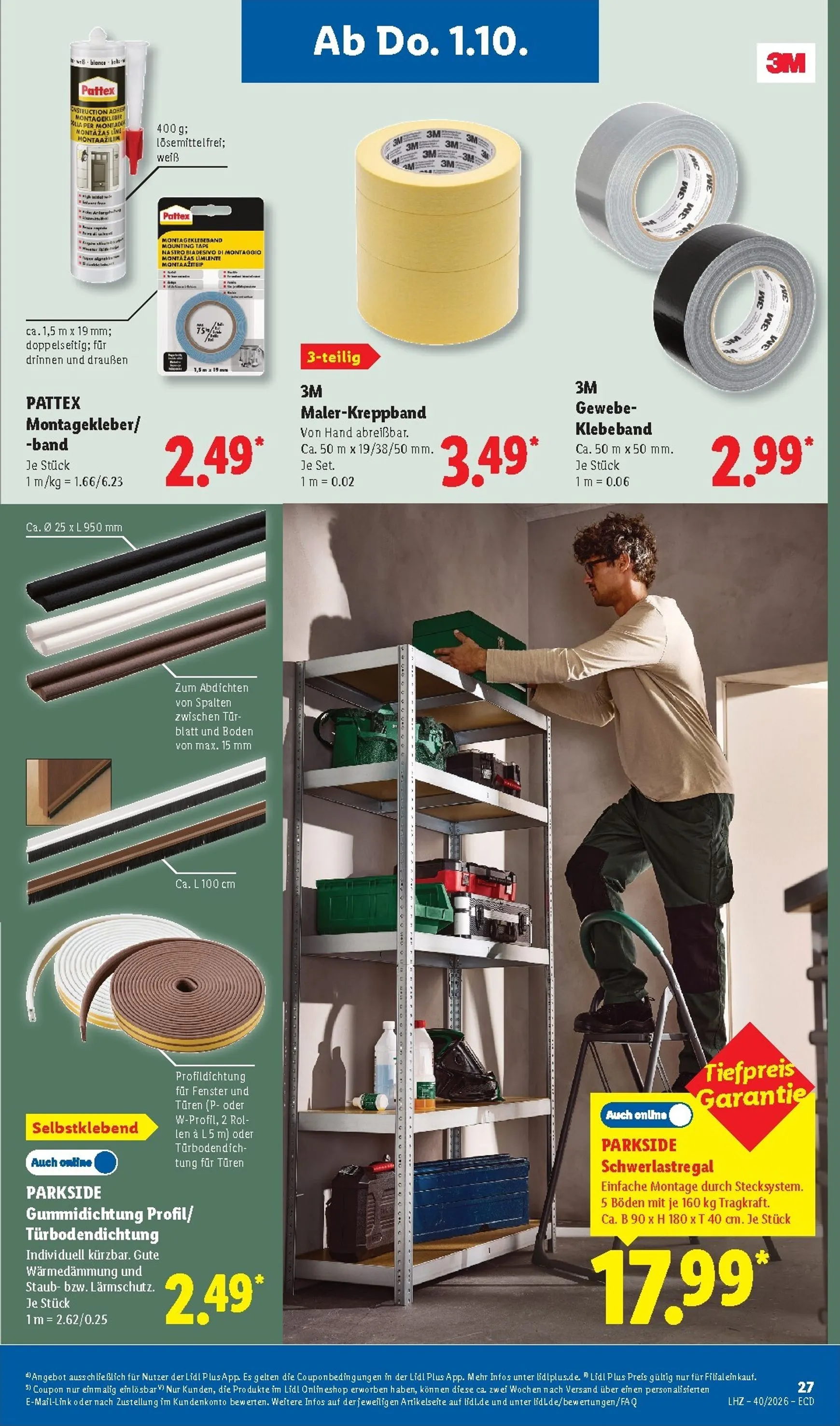 Lidl - Nonfood Prospekt nächste Woche – von Montag 28.09.2026 bis Freitag 02.10.2026 von 28. September bis 2. Oktober 2026 - Prospekt seite 19
