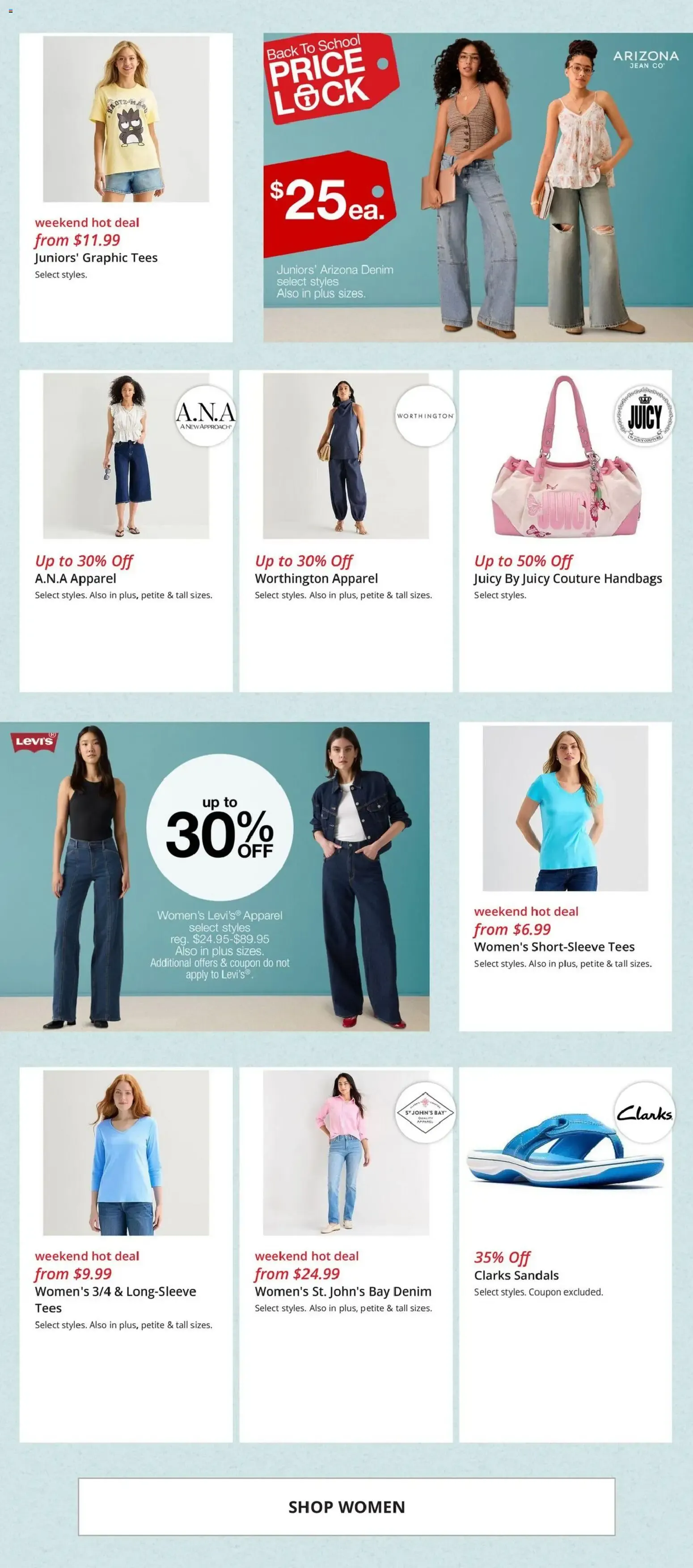 Weekly ad JCPenney: Back in Session. Back in Style. Weekend Hot Deals from August 13 to August 16 2026 - Page 3